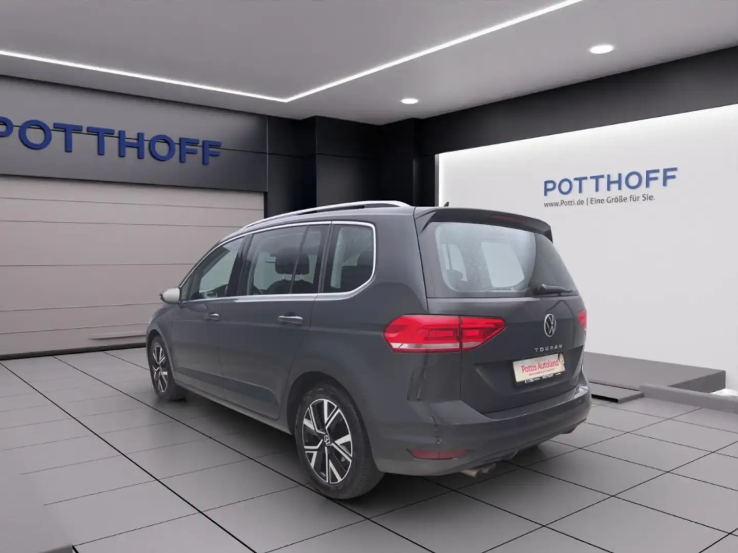 Volkswagen Touran 2.0 TDI DSG HIGHLINE AHK NAVI PDC LED Grau - 2