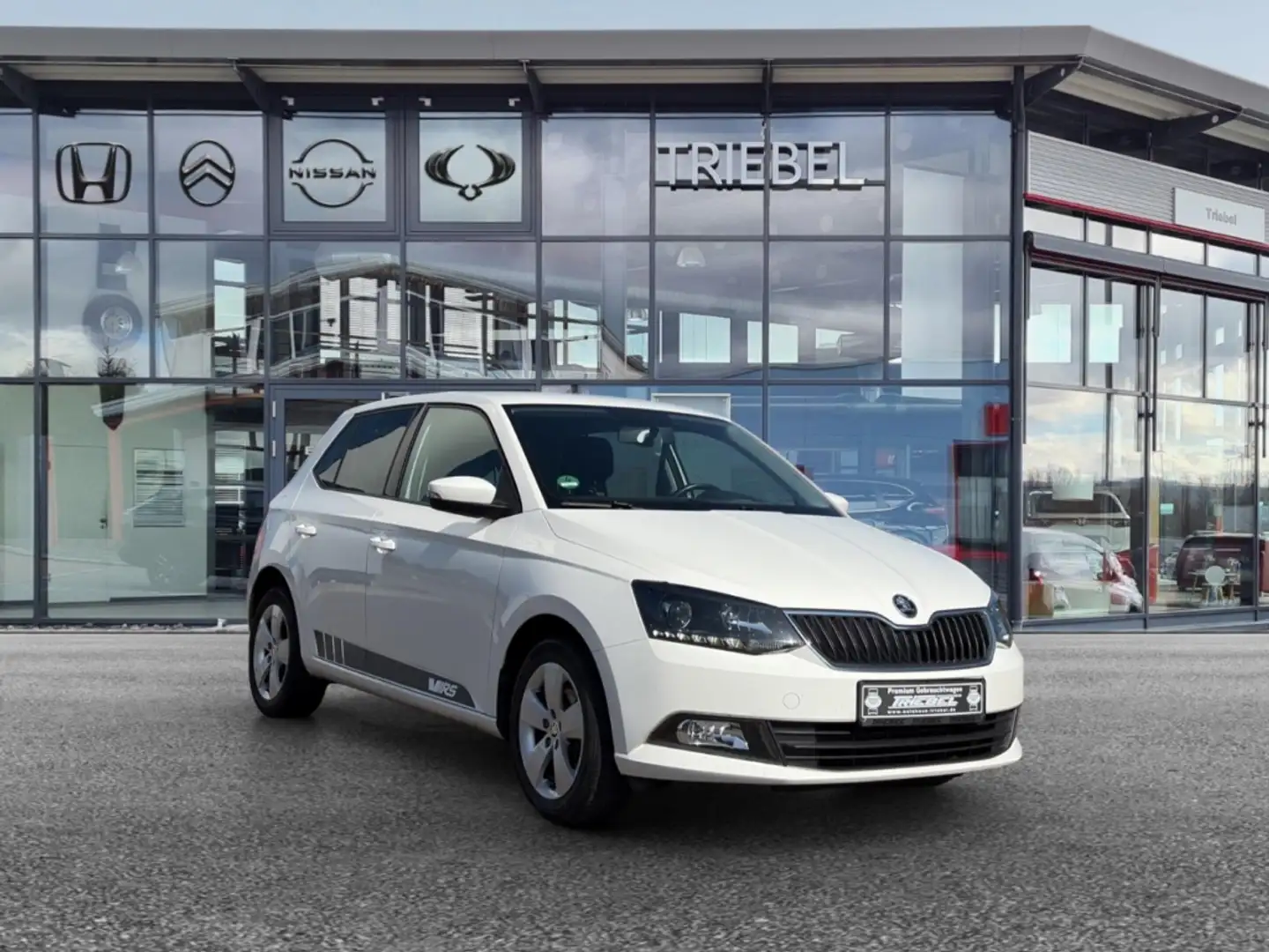 Skoda Fabia Ambition 1.0 TSI °AHK°PDC°SHZ° Blanc - 2