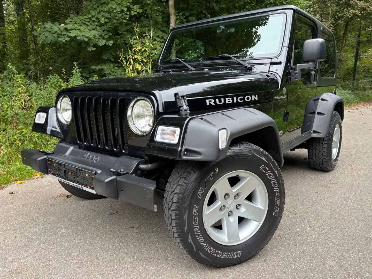 Jeep Wrangler 4.0 Rubicon,1.Hd!ErstlackHT/ST,Bestzust Schwarz - 1