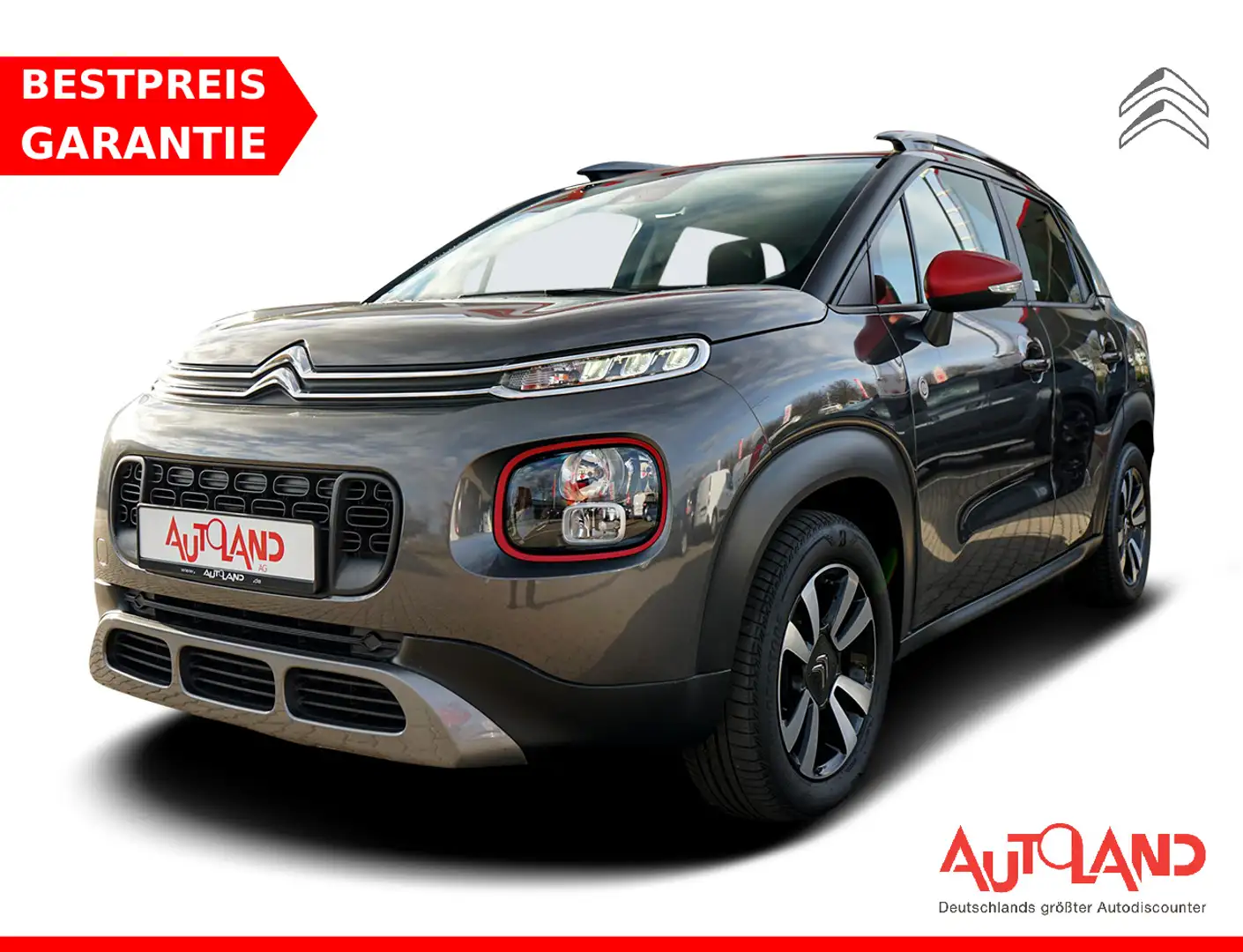 Citroen C3 Aircross 1.2 C-Series Klimaaut. Navi PDC AHK Grau - 1