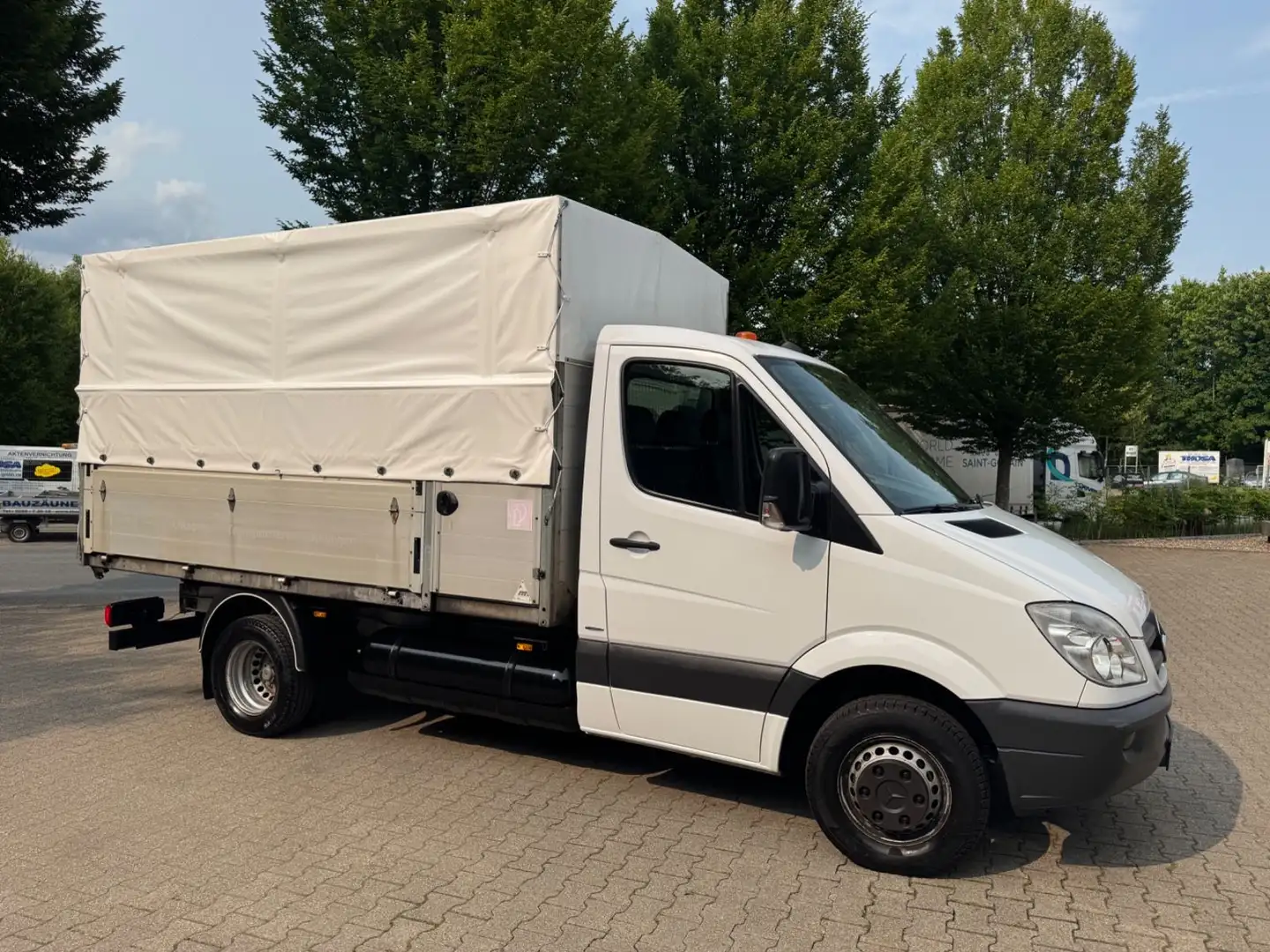 Mercedes-Benz Sprinter KIPPER 516 NGT *STANDHz. *KLIMA *1.Hand Weiß - 2