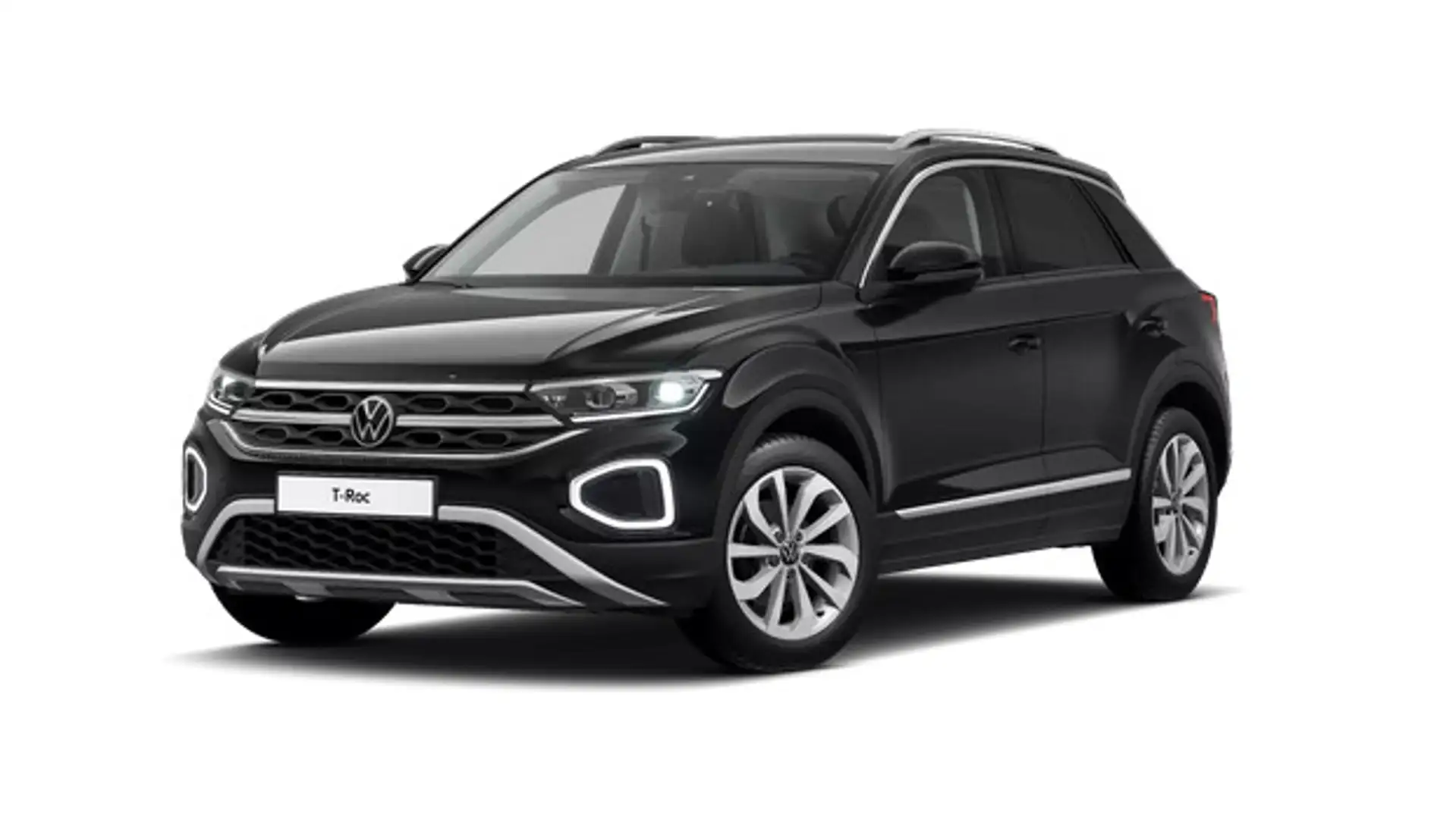 Volkswagen T-Roc 1.5 TSI DSG Style | NAVI | LED | AHK | ACC Schwarz - 2