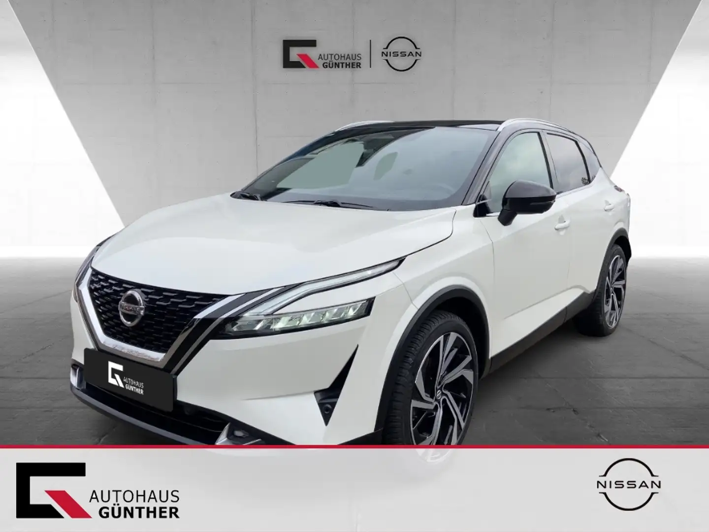 Nissan Qashqai Tekna+ 1.3 DIG-T MHEV Xtronic 4x2 Kamera SitzHzg. Blanc - 1