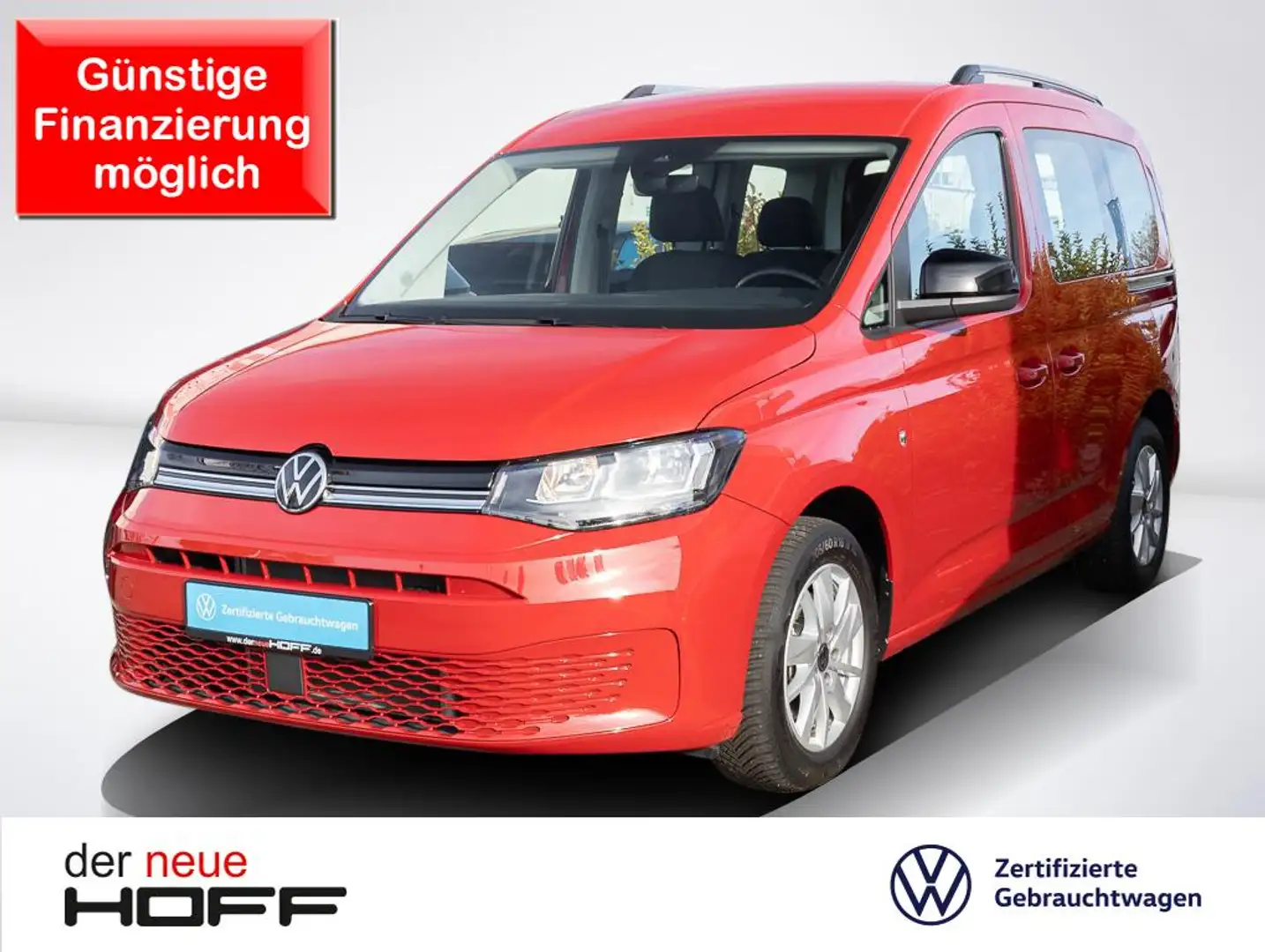 Volkswagen Caddy 1.5 TSI Life ReadyToDiscover Ganzjahresr. Rot - 1