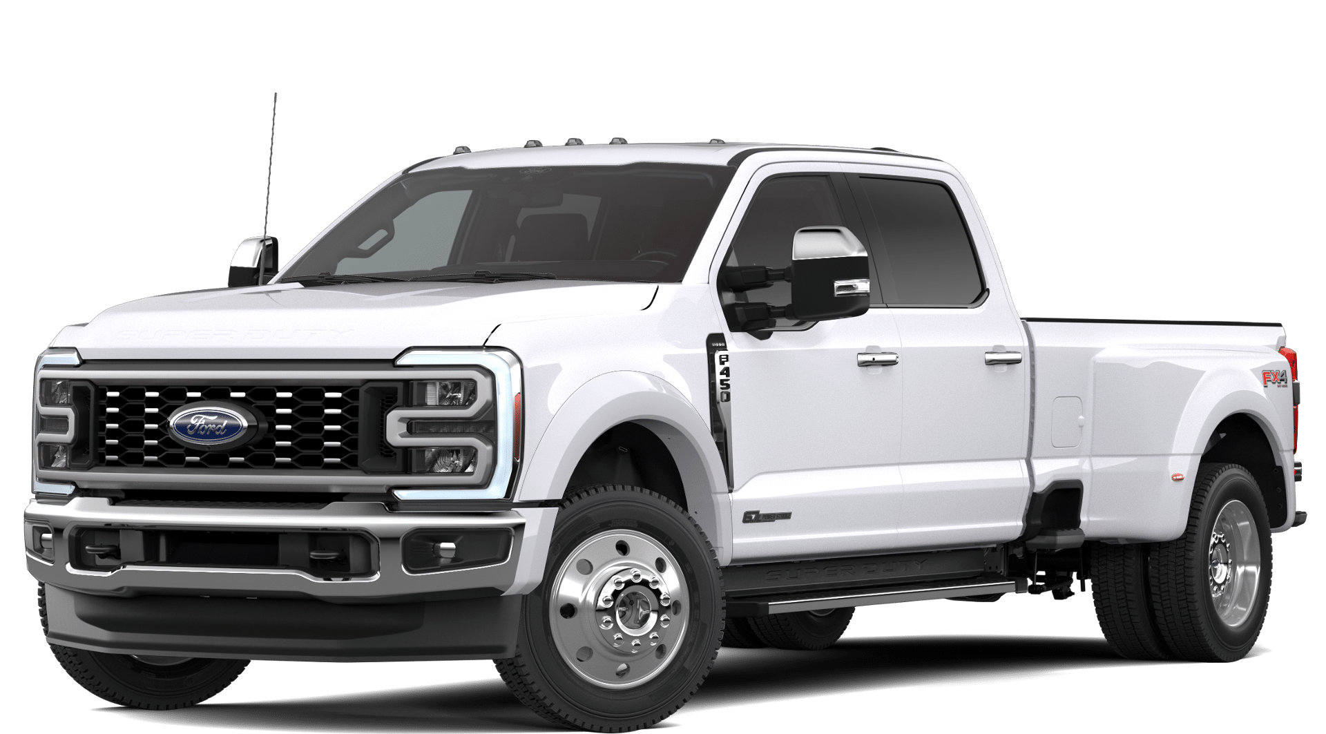 White 2026 Ford F-450 Super Duty Pickup Truck Four-Wheel Drive Automatic