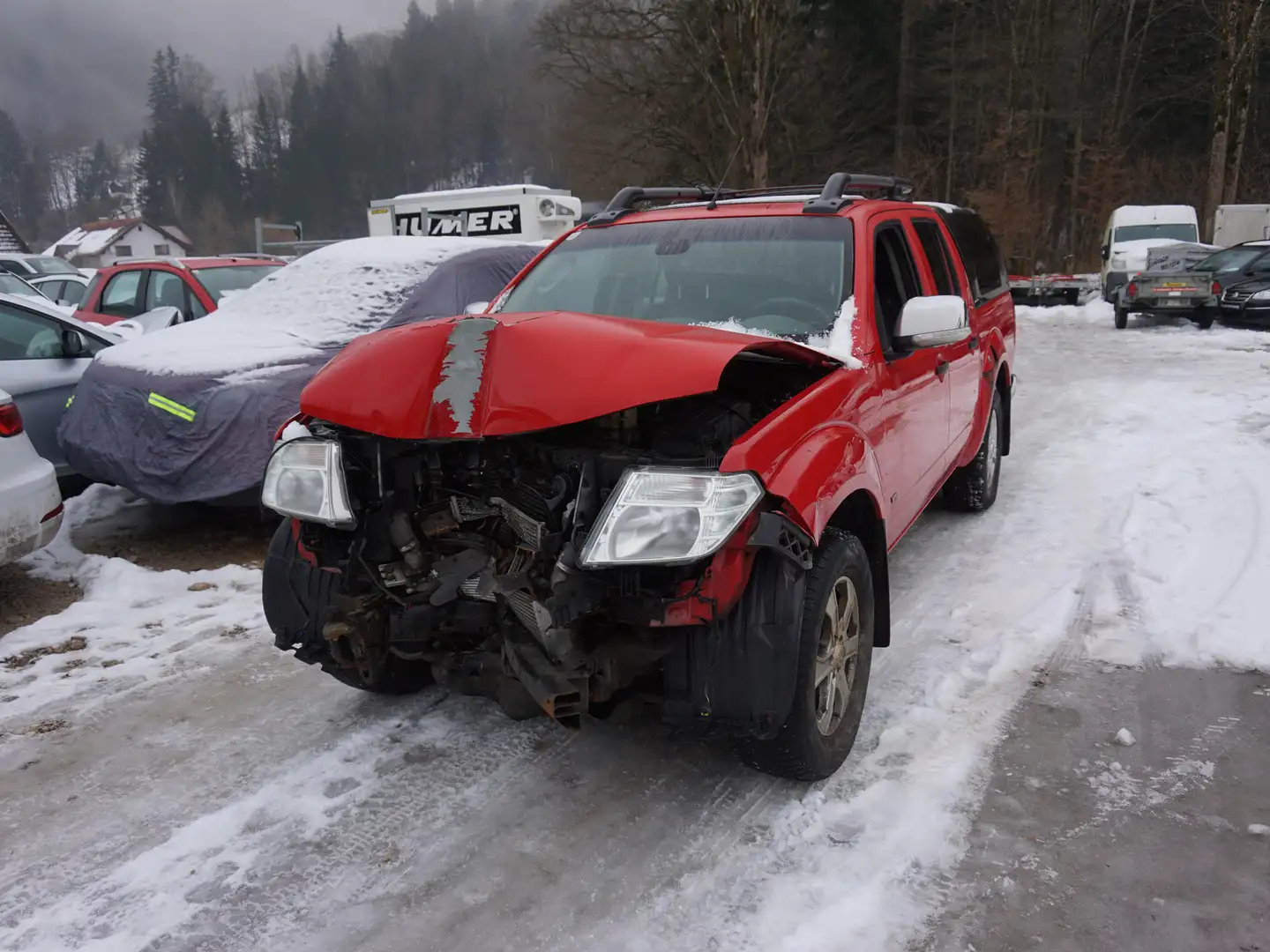 Nissan Navara Double Cab LE 3,0 16V DPF 4x4 Aut. Rot - 1