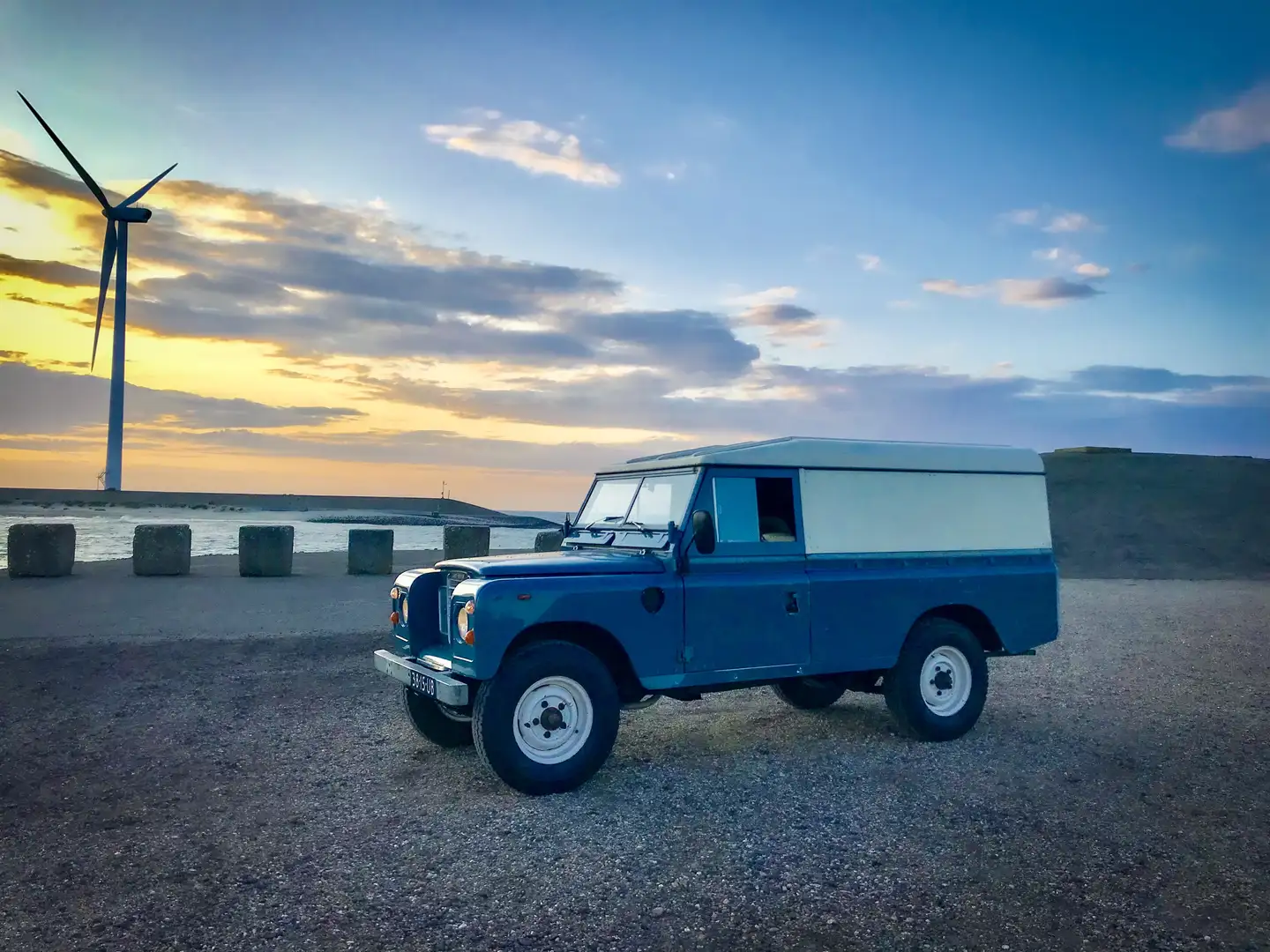 Land Rover Series Originele Series 3 109 uit 1977 Azul - 1