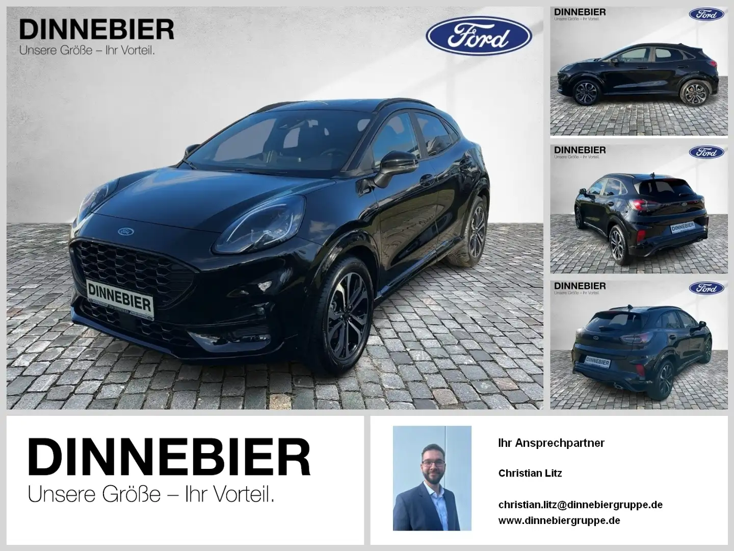 Ford Puma ST-Line X LED+Navi+Kamera+Winterpaket Noir - 1
