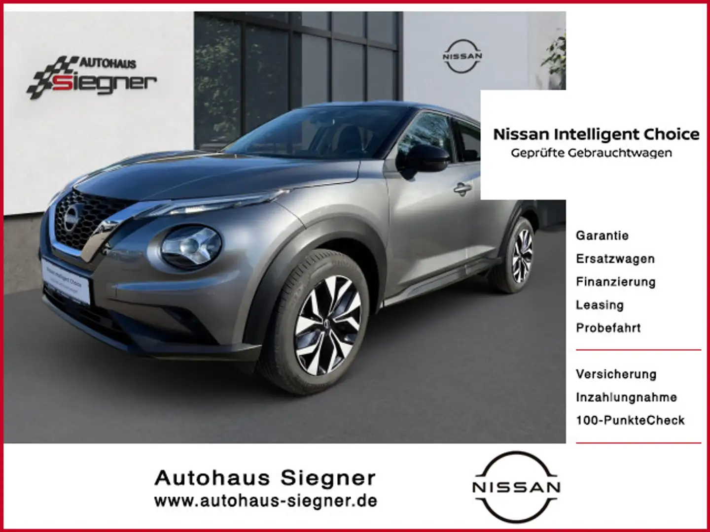 Nissan Juke Acenta, Komfort-Paket, RFK Grau - 1