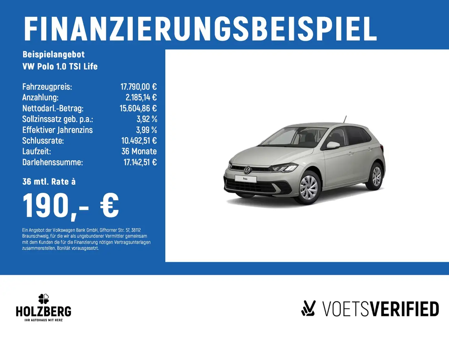 Volkswagen Polo 1.0 TSI Life LED+SZH+NAVI Gris - 2