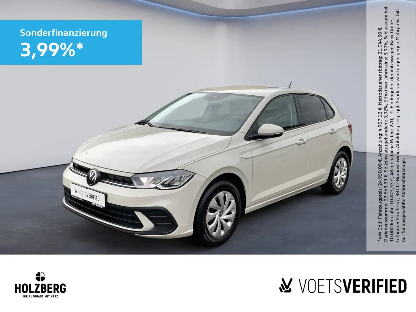 Volkswagen Polo 1.0 TSI Life LED+SZH+NAVI Grau - 1
