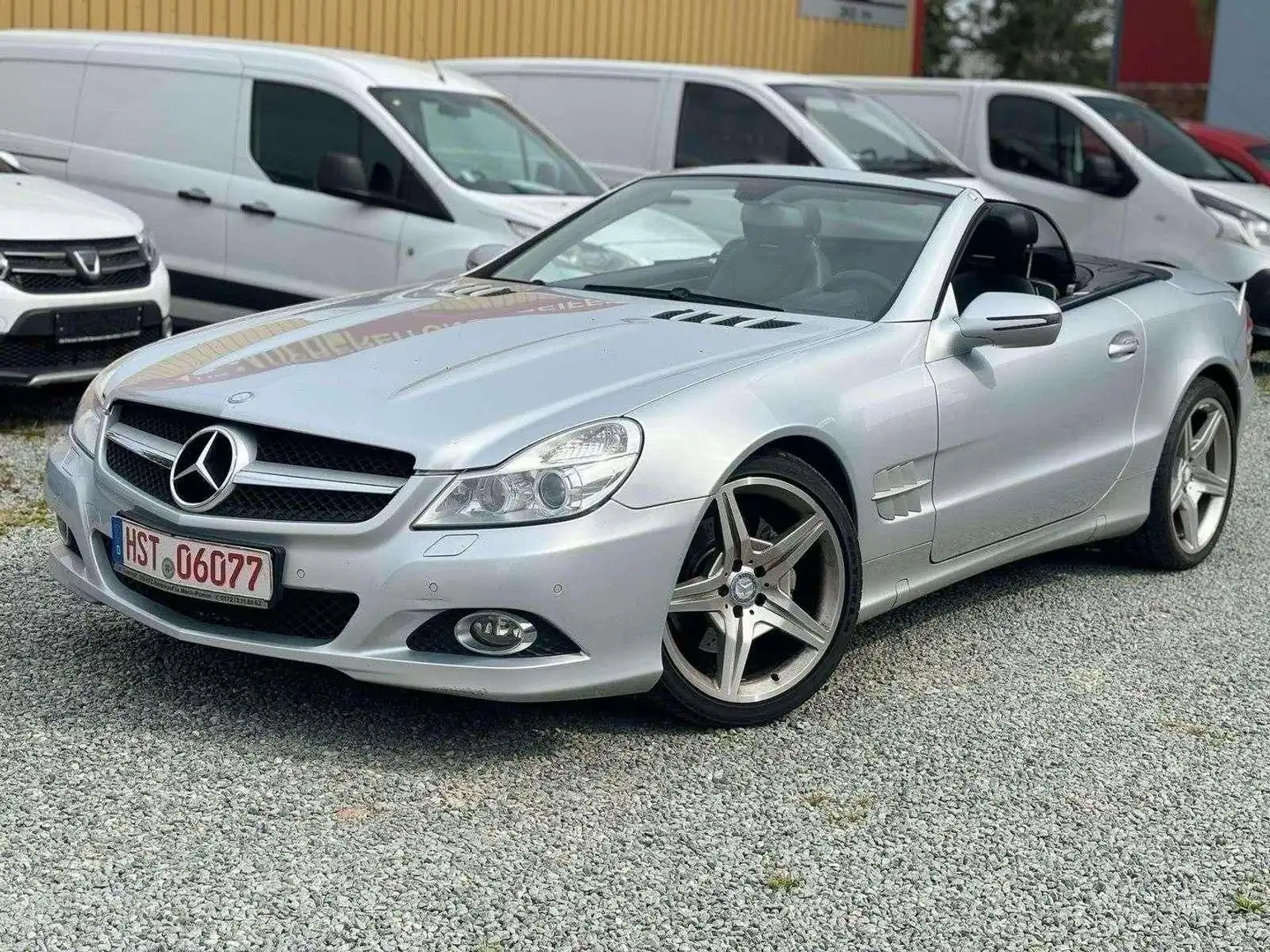 Mercedes-Benz SL 280 7G-TRONIC NAVI,LEDER, AIRSHARF,AMG-ALU Zilver - 1