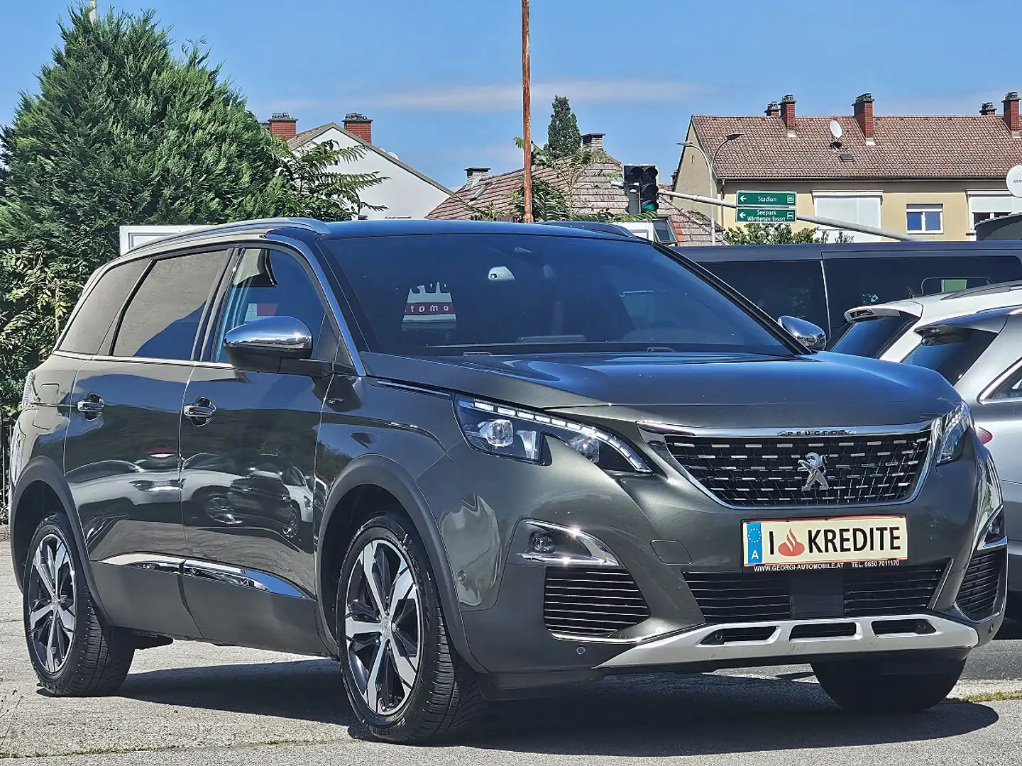 Peugeot 5008 2,0 BlueHDI 180 S&S EAT6 GT 1-Hand 7-Sitze AHK ... Grau - 1