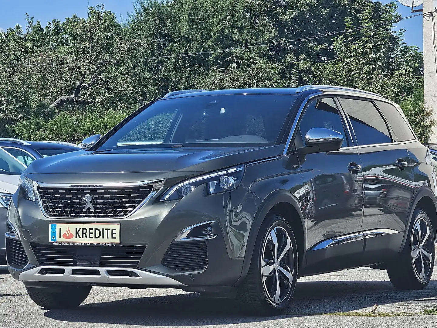 Peugeot 5008 2,0 BlueHDI 180 S&S EAT6 GT 1-Hand 7-Sitze AHK ... Grau - 2
