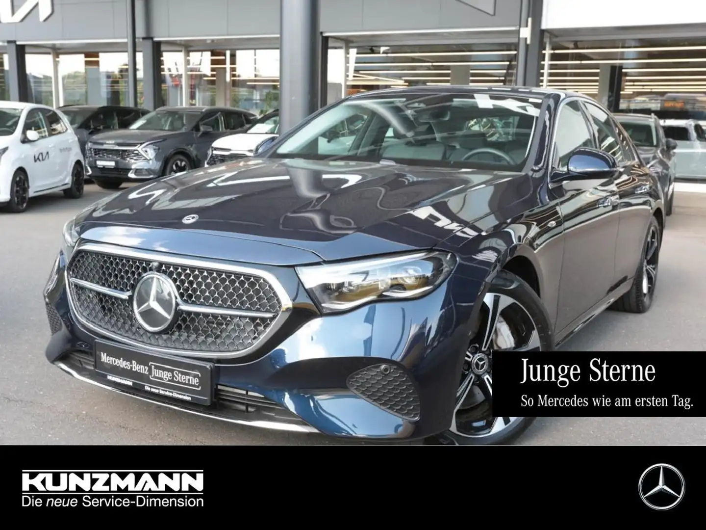 Mercedes-Benz E 300 de Avantgarde Navi Memory Burmester 360° Bleu - 1