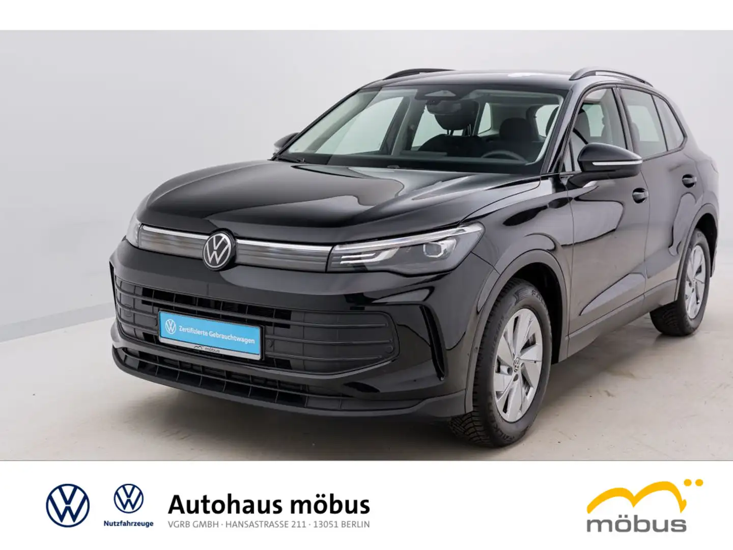 Volkswagen Tiguan 1.5 eTSI*ASG*RFK*AHK*LED*NAVI* Schwarz - 2