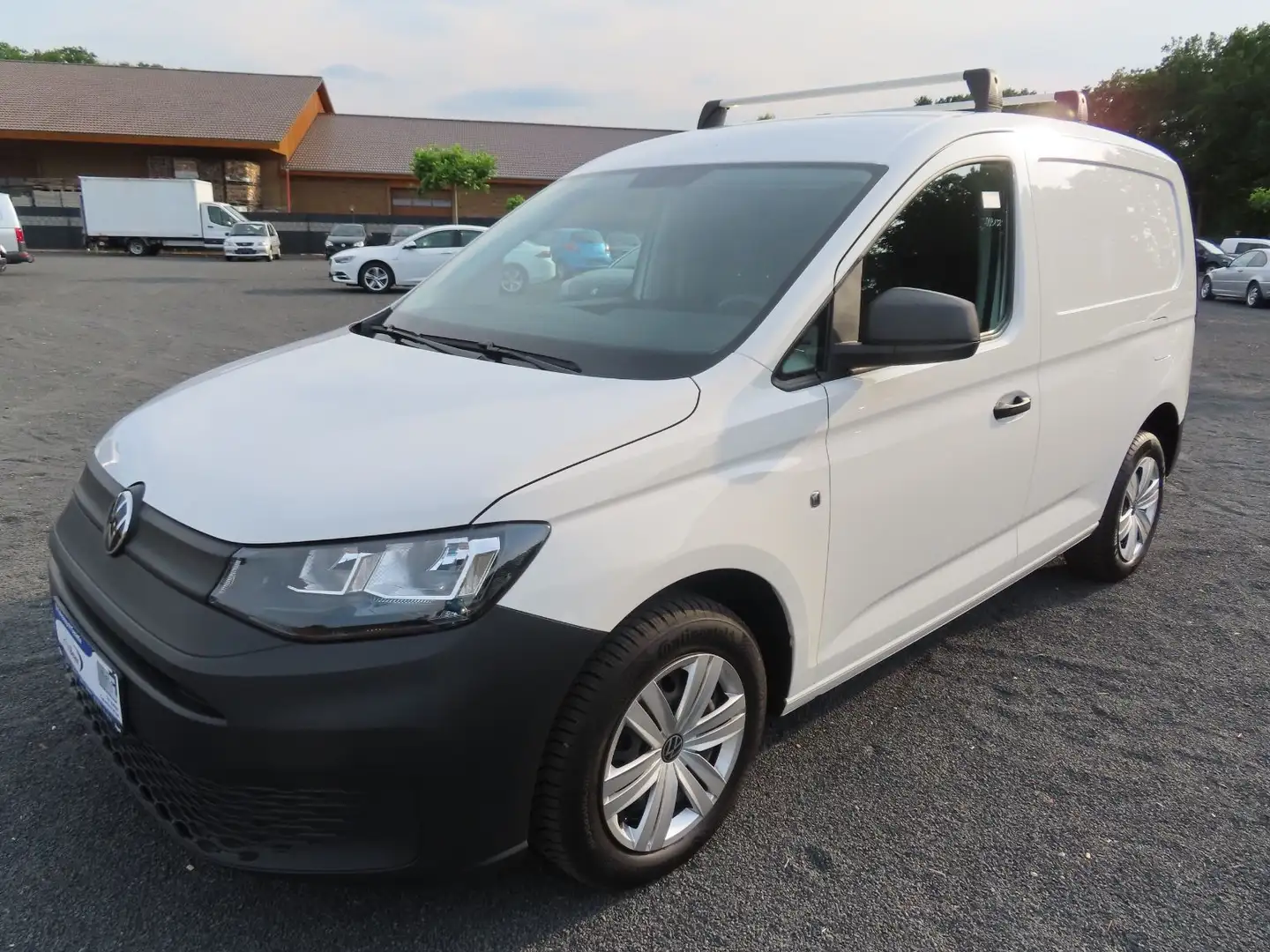 Volkswagen Caddy 2,0TDI Cargo EcoProfi Klima AHK 1.Hd Thule Weiß - 1