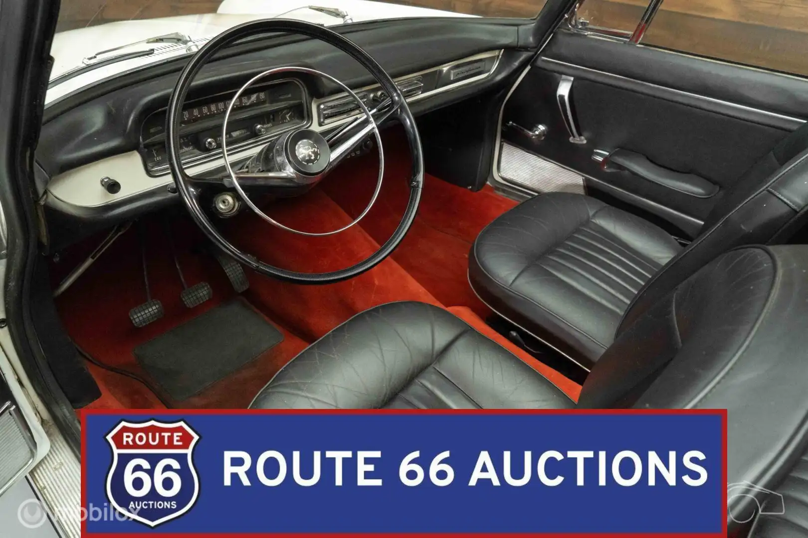 Peugeot 404 cabriolet | 1966 | Route 66 Auctions Negro - 2