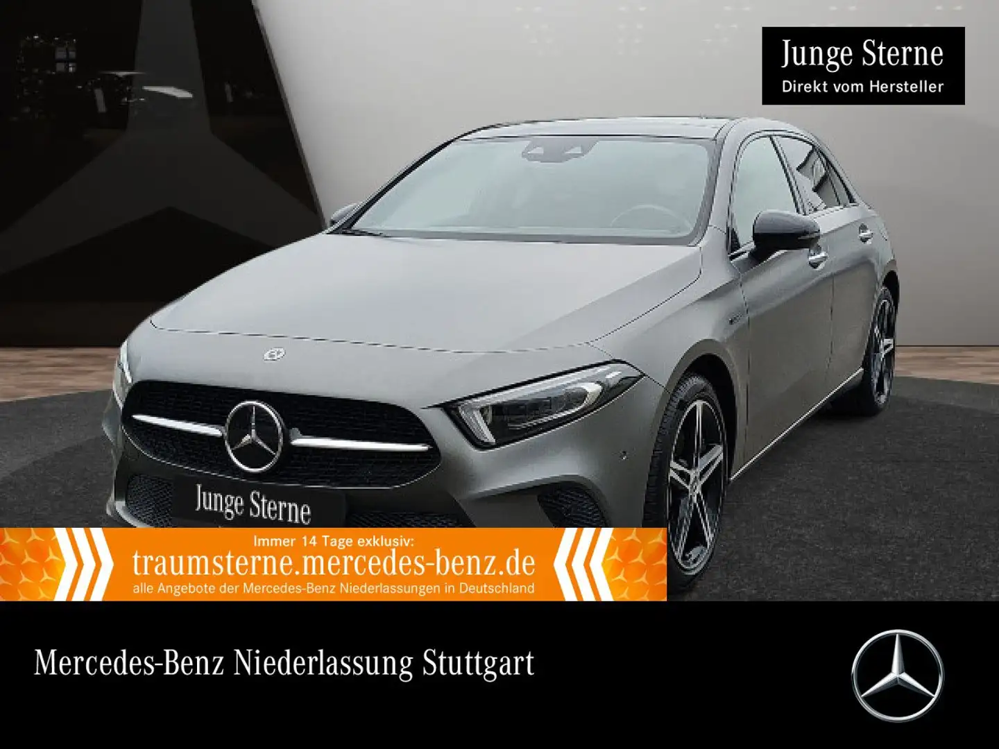 Mercedes-Benz A 250 e PROGRESSIVE+NIGHT+PANO+MULTIBEAM+FAHRASS Grau - 1