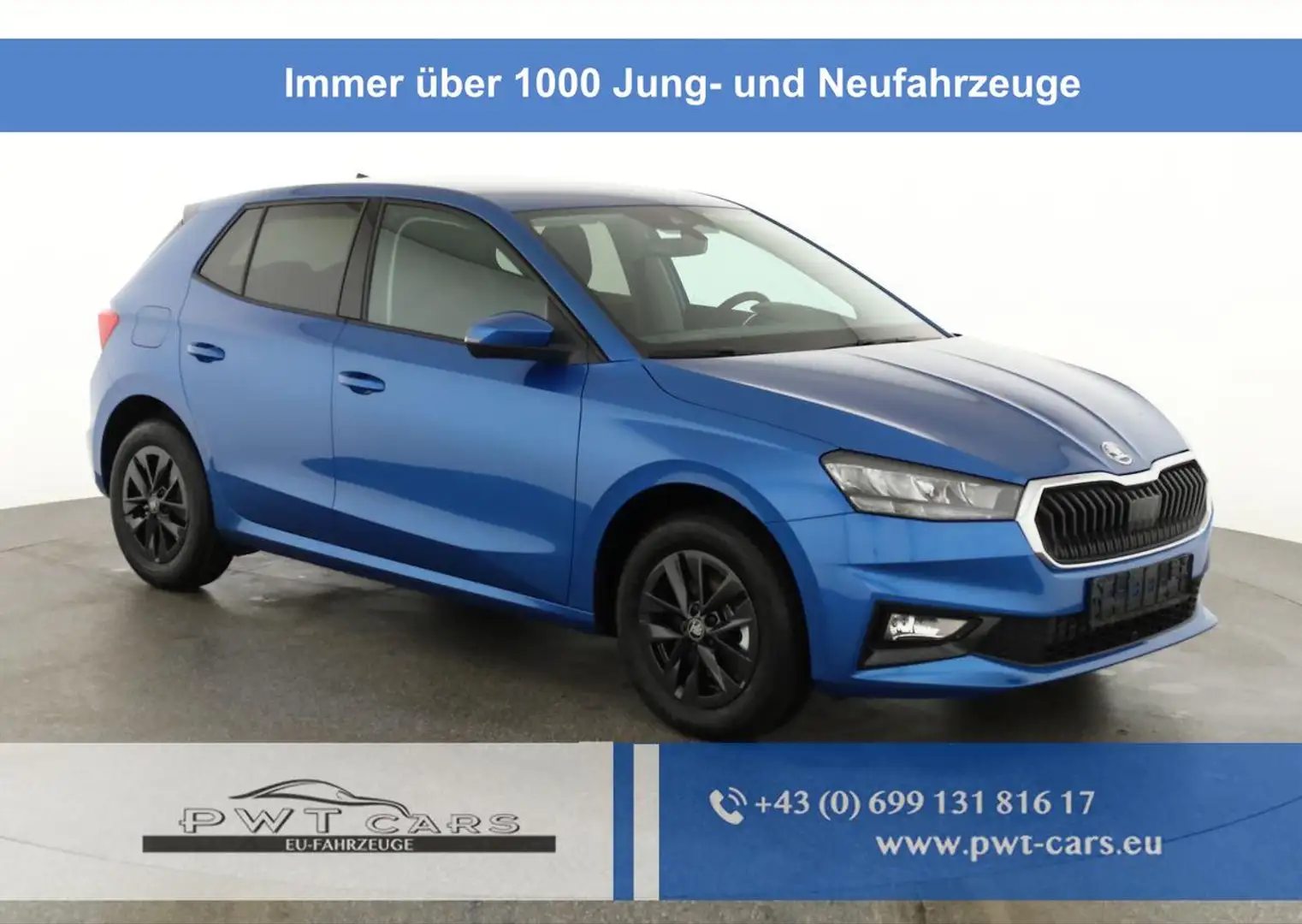 Skoda Fabia Selection 1.0 TSI 130 Jahre, LED, Kamera, Winte... Blau - 1