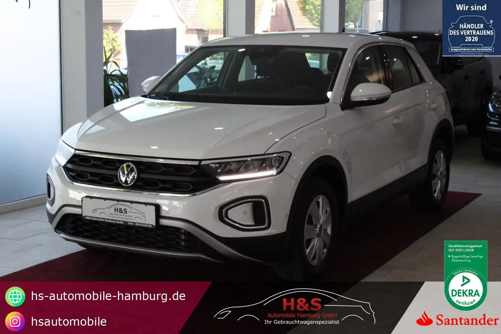 Volkswagen T-Roc 1.0 TSI Life CARPLAY*PDC*KLIMA Blanco - 1