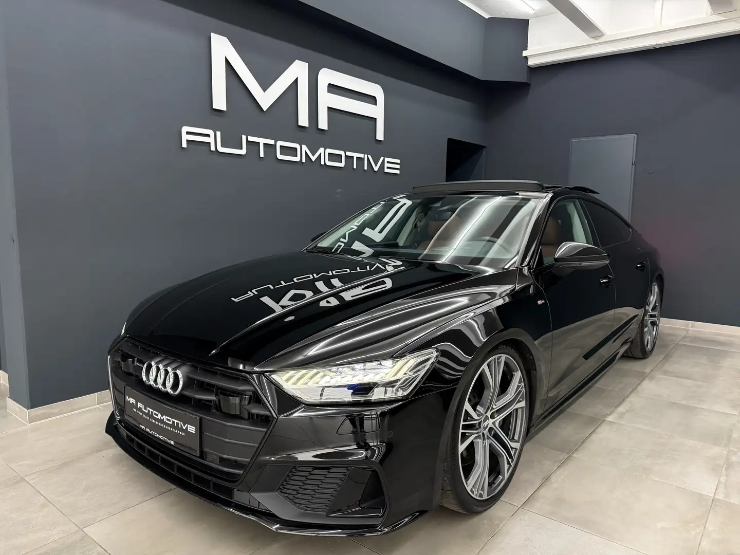 Audi A7 55 TFSI quattro S-Line *ABT*PANO*MATRIX*BLACK*VOLL Schwarz - 1