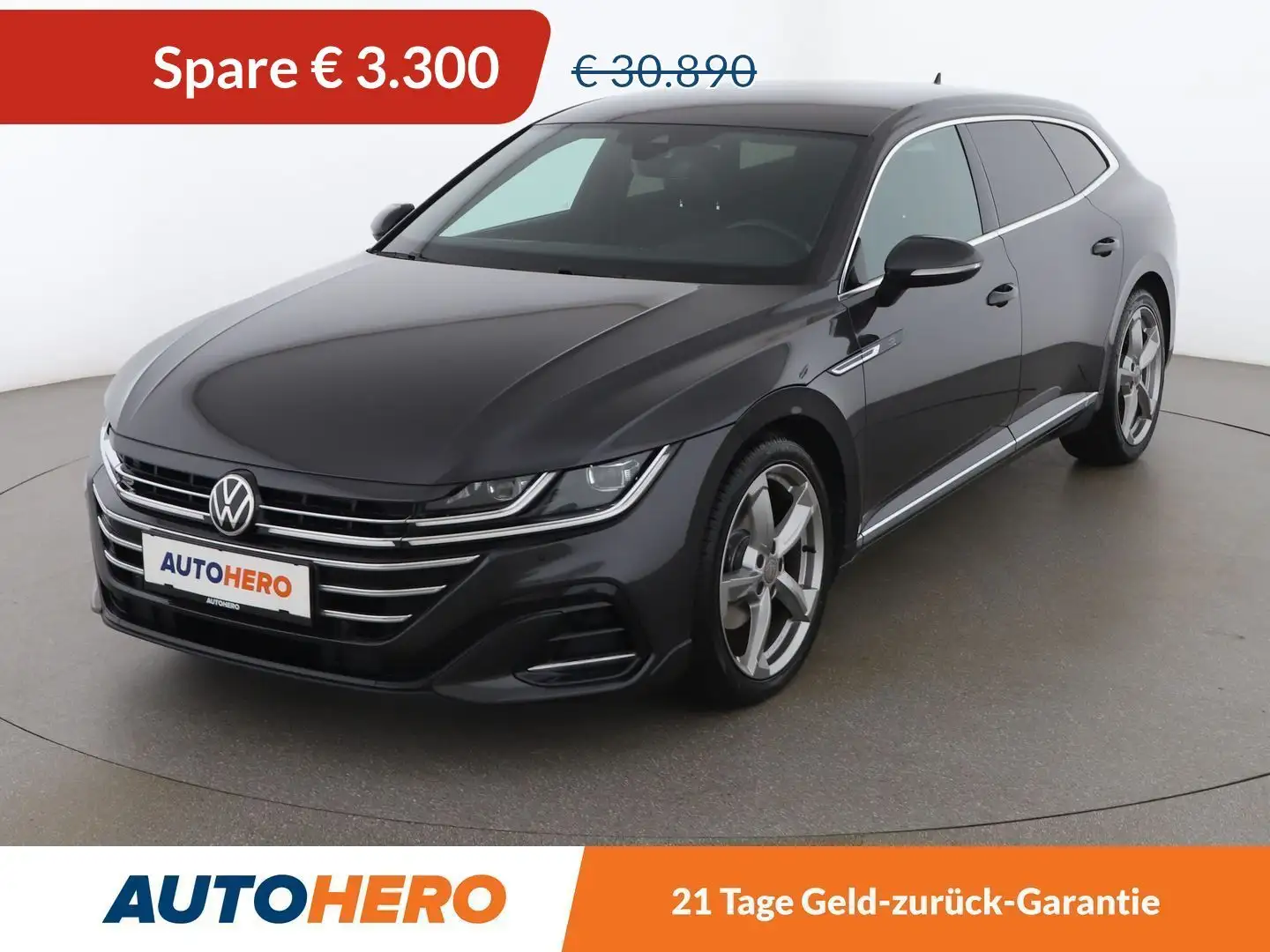 Volkswagen Arteon 2.0 TDI R-Line Aut. *ACC*NAV*CAM*SHZ*LED* Szary - 1