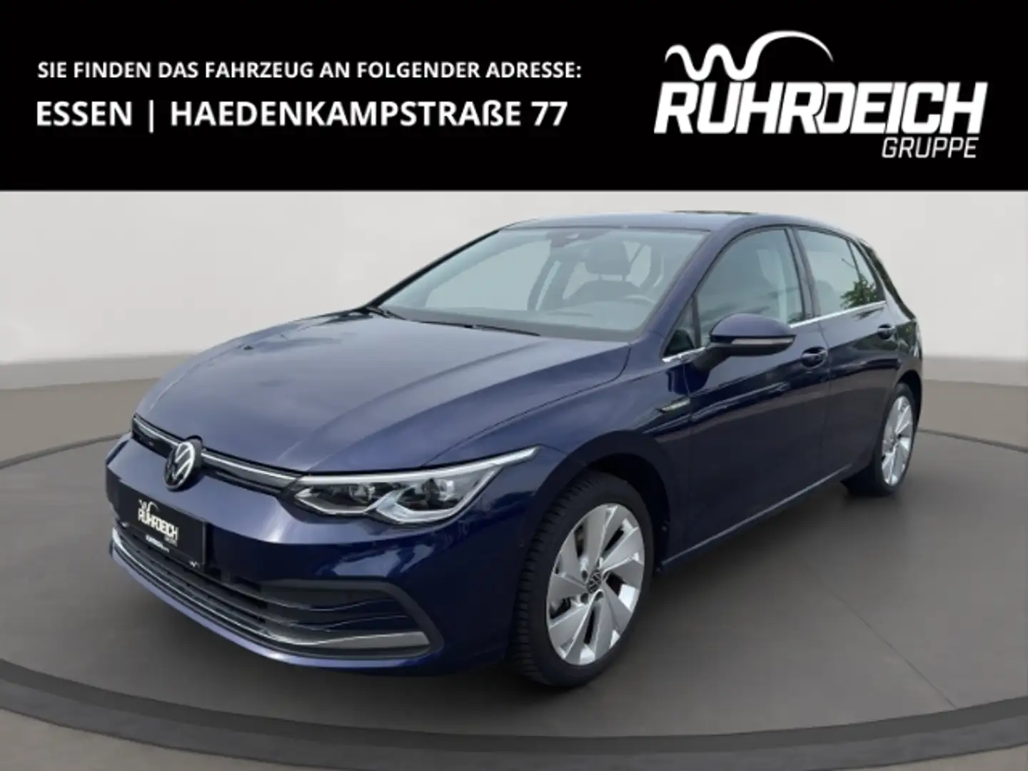 Volkswagen Golf VIII Style eTSI 1.5 STANDHEIZUNG ALLWETTER NAVI KA Niebieski - 1