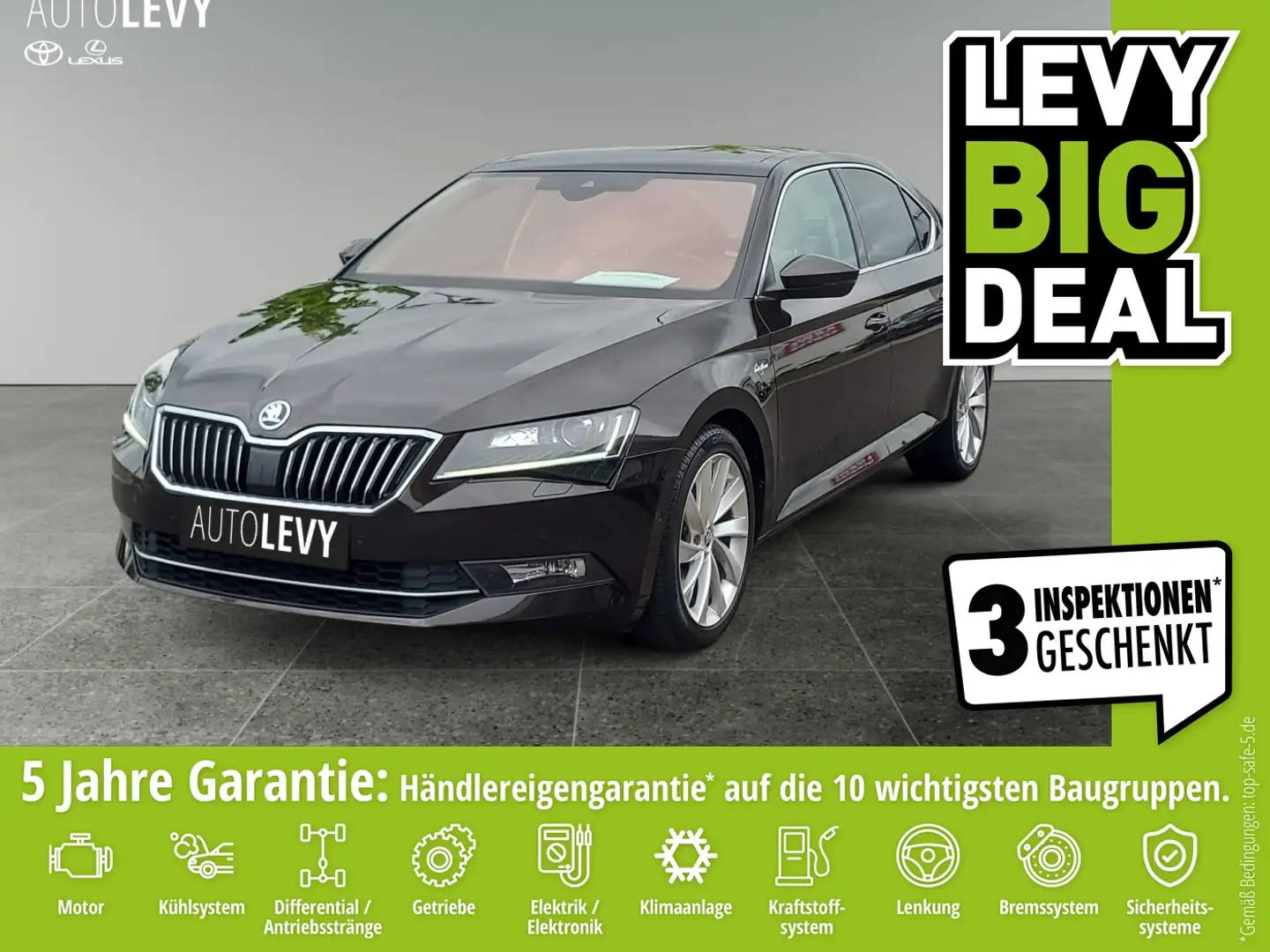 Skoda Superb Lim. 1.8 TSI *NAVI*KEYLESS*KLIMA*APPLE* Hnědá - 1