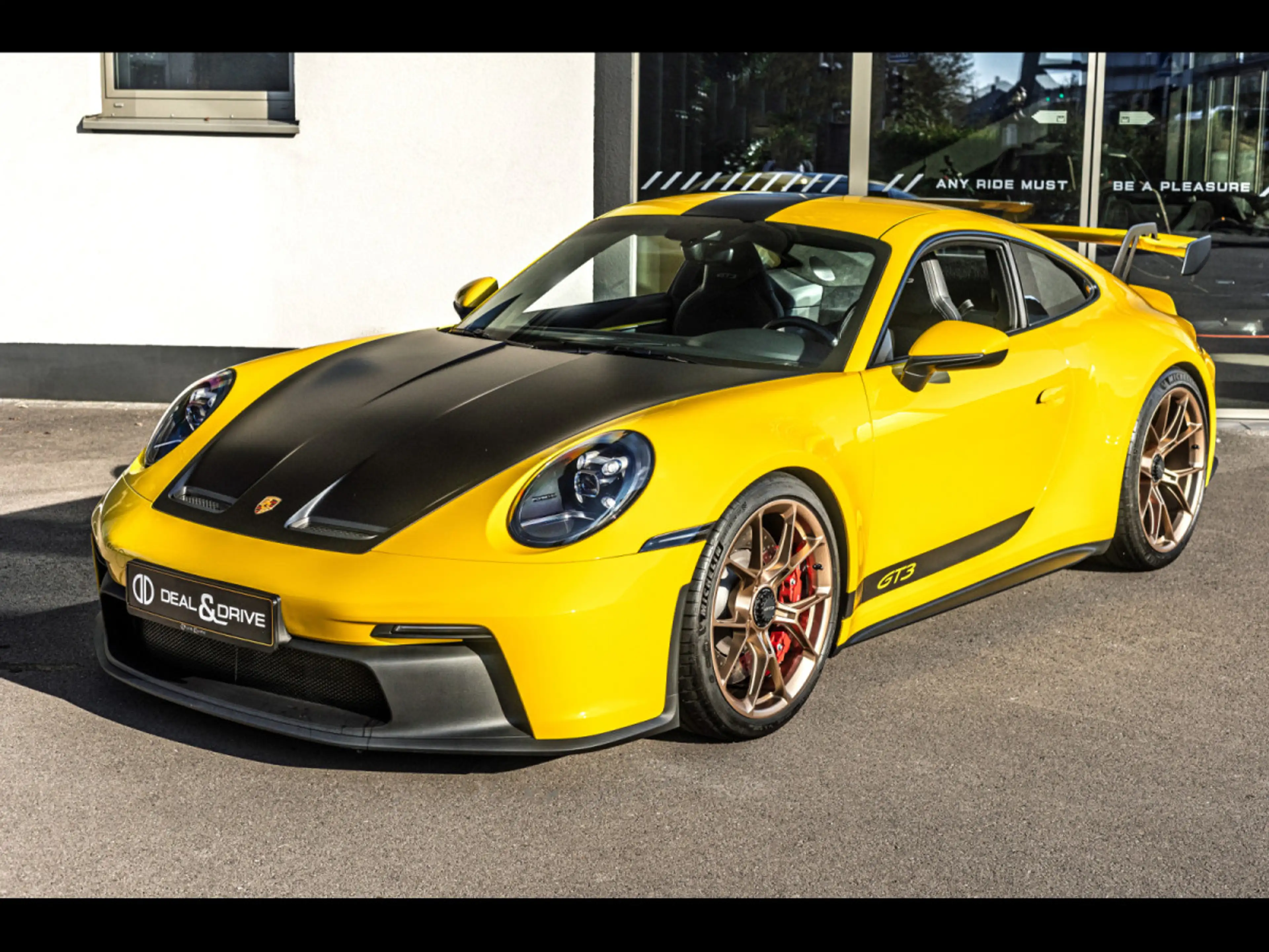 Porsche 992 .1 911 GT3 PDK°FULL PPF°RACING YELLOW°LIFT°KAM°18W — photo 9