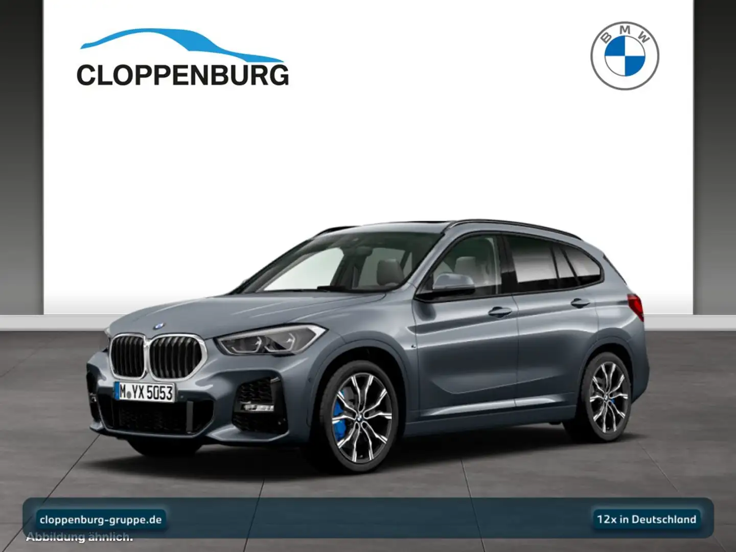 BMW X1 xDrive20d M Sportpaket Head-Up+AHK+Navi+Pano Grau - 1