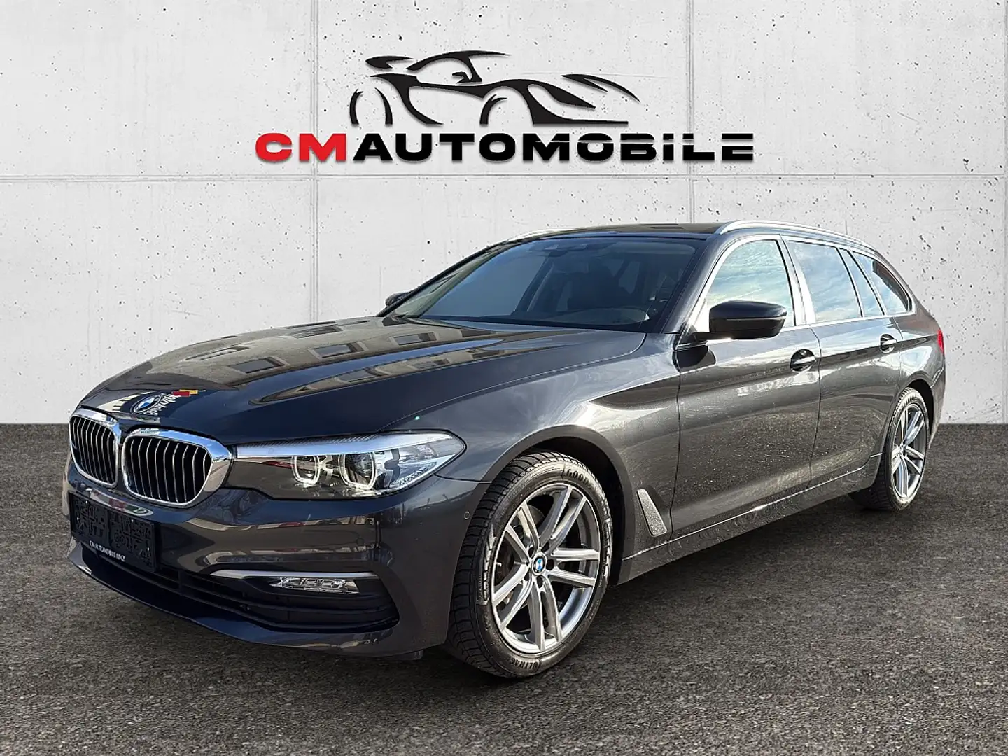 BMW 520 520d xDrive Touring Aut. Gris - 1