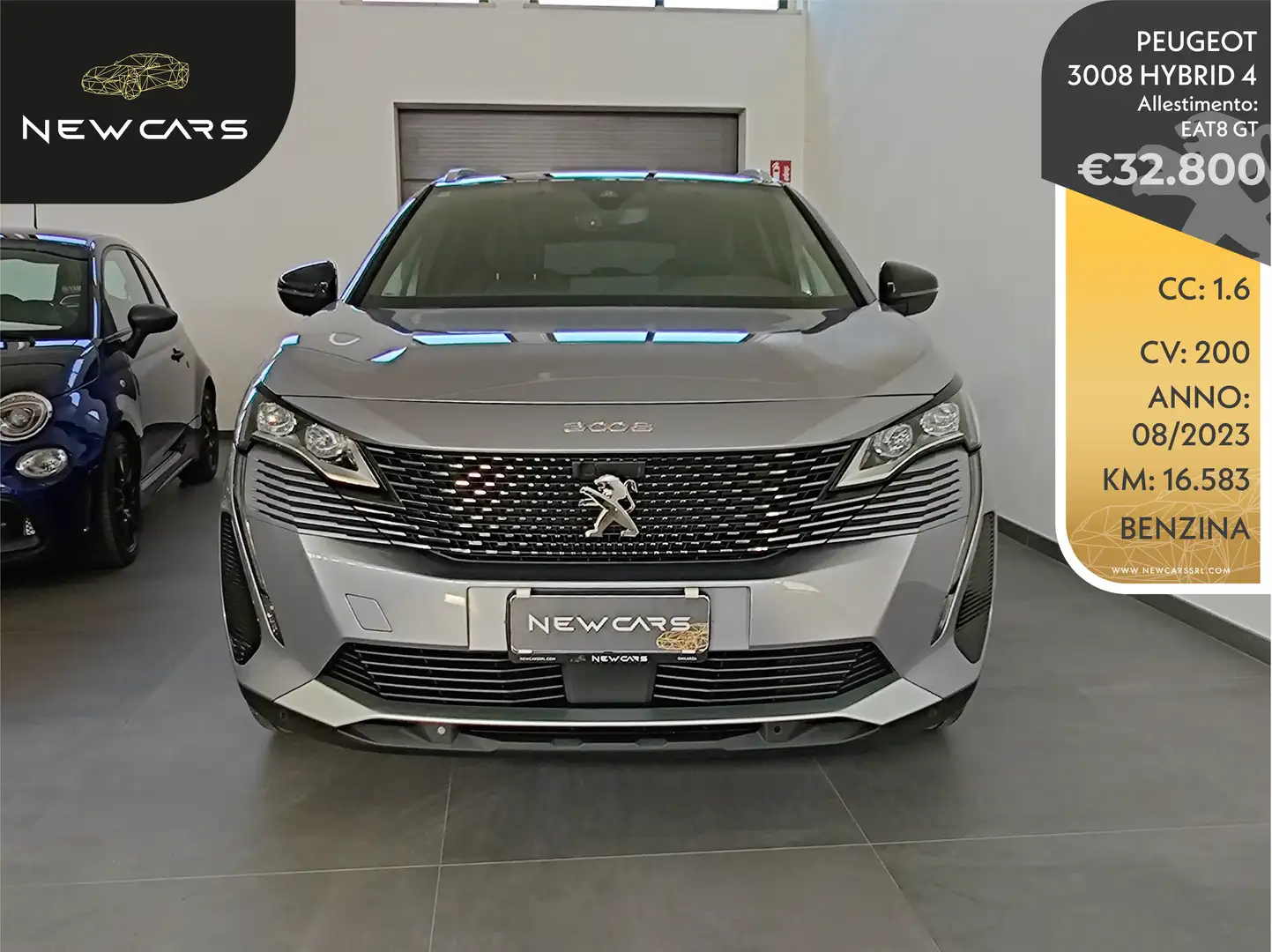 Peugeot 3008 1.6 hybrid4 phev GT Pack 300cv e-eat8 Grigio - 1