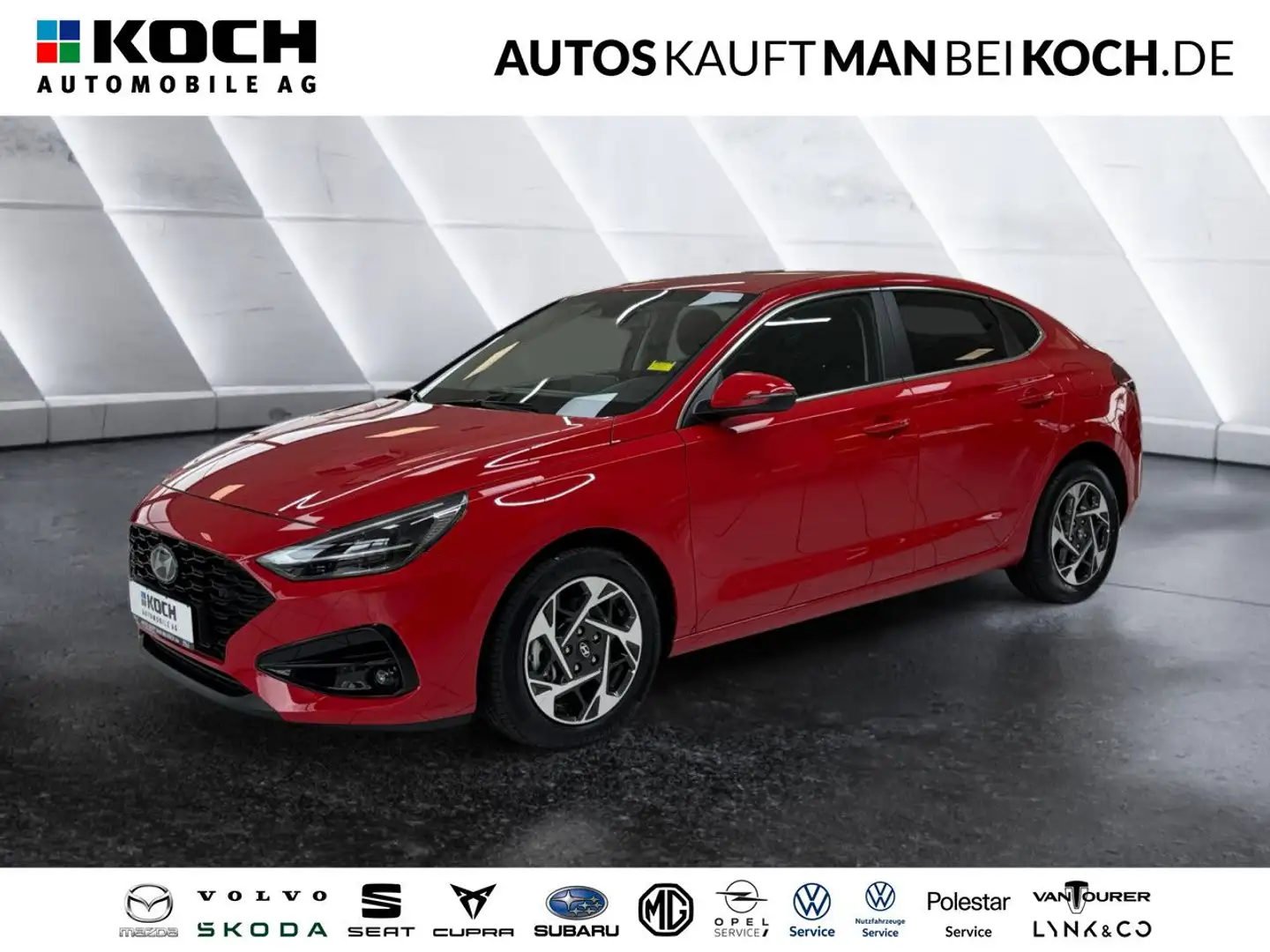 Hyundai i30 Fastback 1.0T-GDI DCT LED Navi Klima Temp.LM Rouge - 1