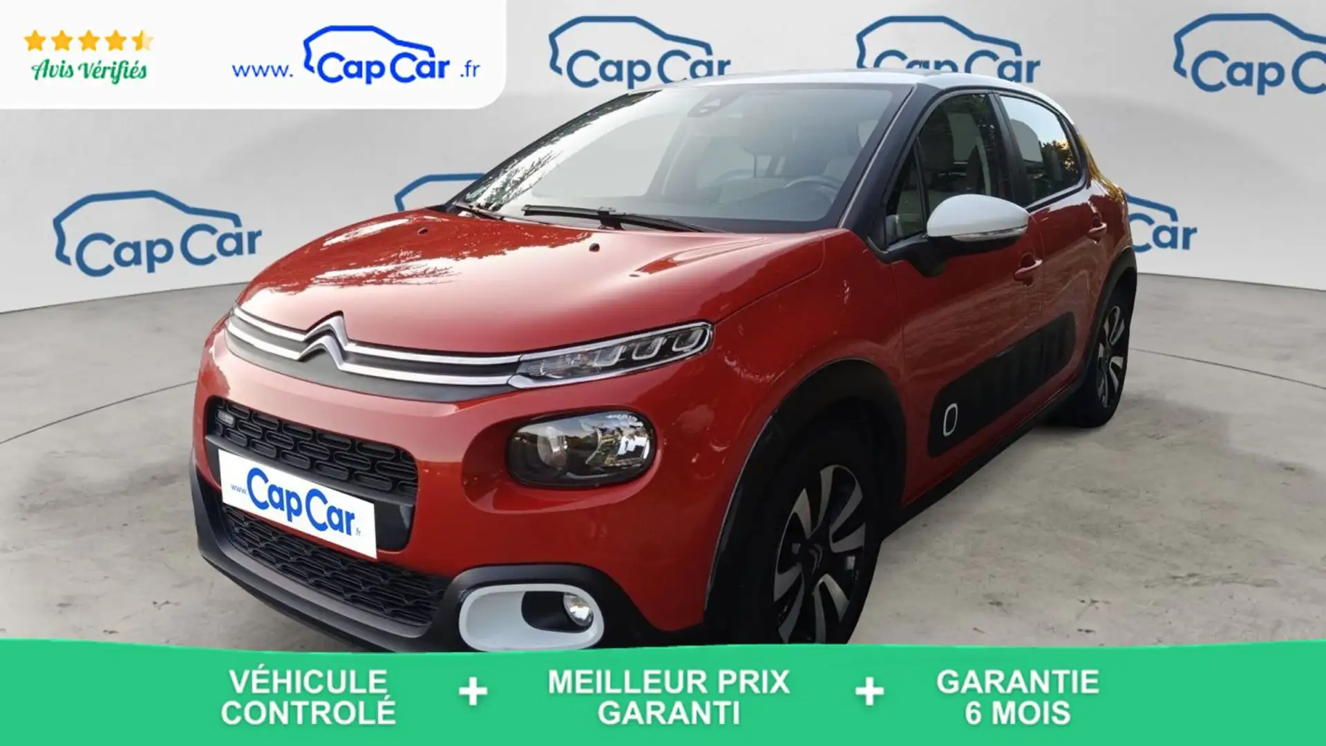 Citroen C3 1.2 PureTech 82 Graphic - 5 places Orange - 1