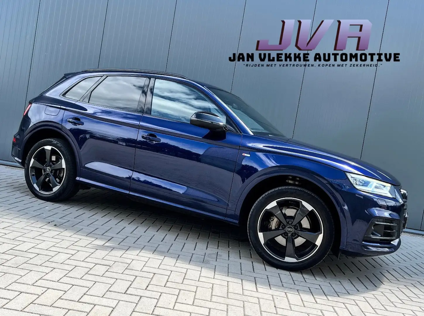 Audi Q5 45 TFSI Quattro S-Line Pano Adaptive Dodehoek Lane Blauw - 1
