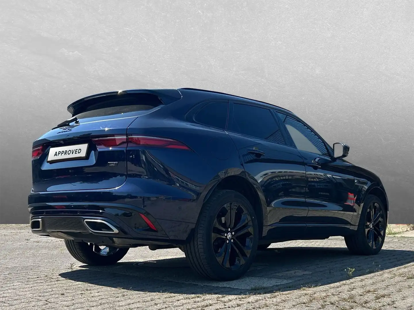 Jaguar F-Pace F-PACE D300 R-Dynamic HSE AWD BlackPack / 360-Ka Modrá - 2