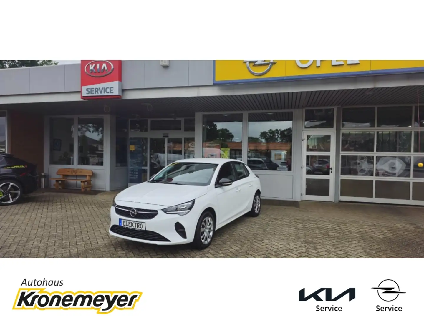 Opel Corsa-e Edition Elektromotor 136 PS Navi LED Apple CarPlay Wit - 1