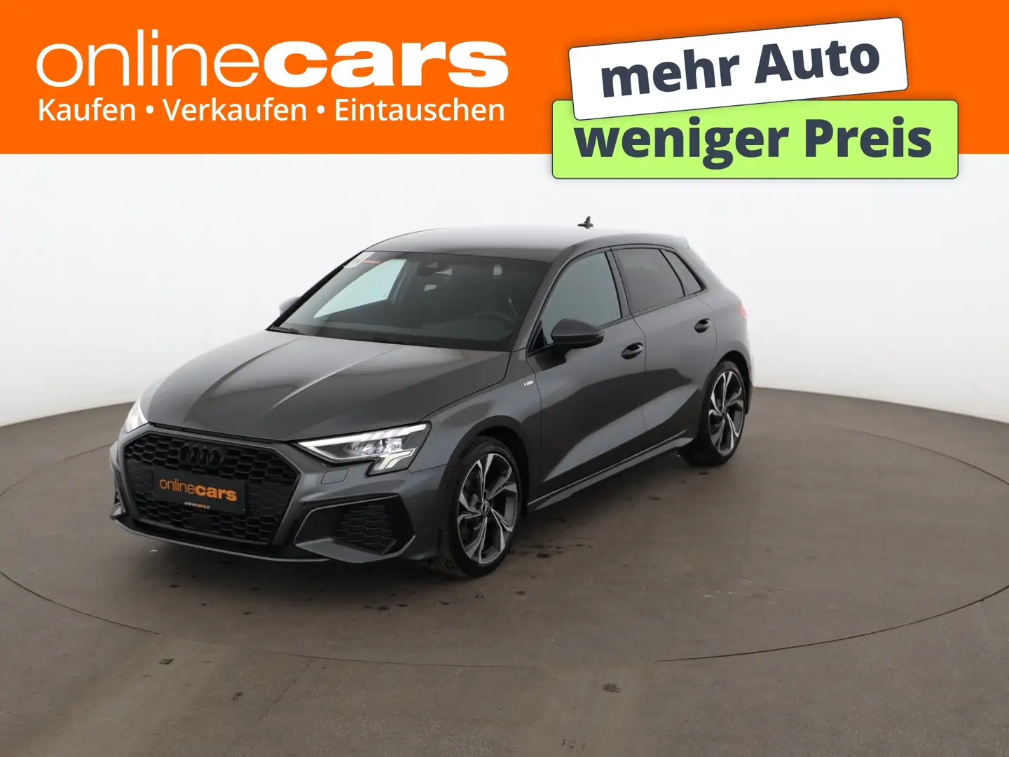 Audi A3 SB 35 TFSI S-Line Aut LED LEDER R-CAM ASSIST Grau - 1