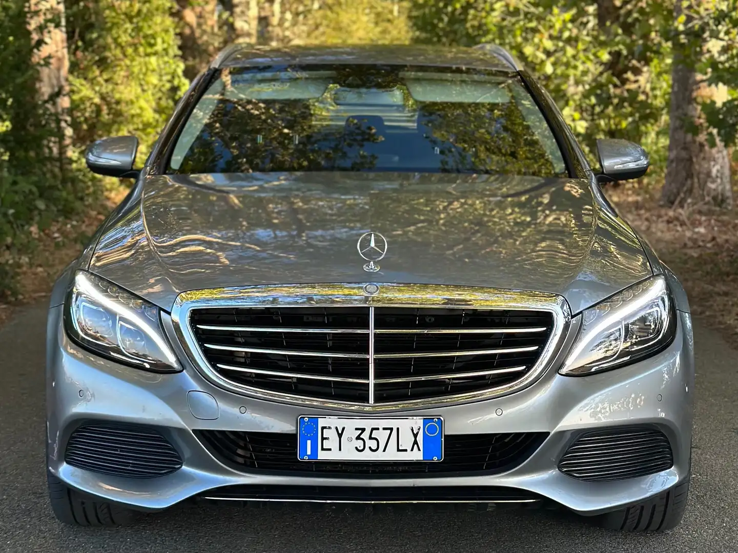 Mercedes-Benz C 220 Classe C-S205 2014 SW SW d (bt) Exclusive Grigio - 1