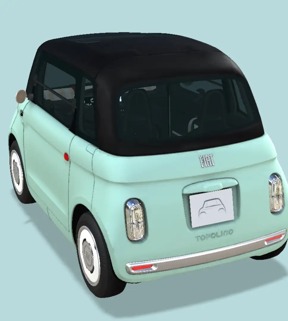Fiat Topolino KM0 GARANZIA FIAT SI GUIDA A 14 ANNI Verde - 2