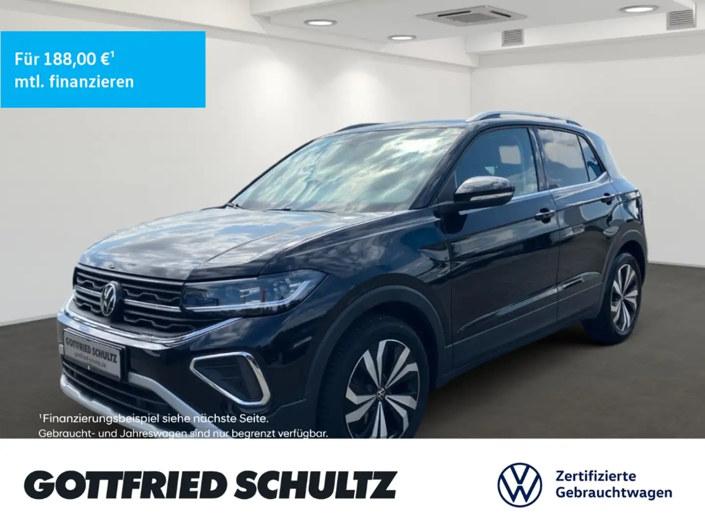 Volkswagen T-Cross Style 1.0 TSI DSG MatrixLED Navi RearView Schwarz - 1