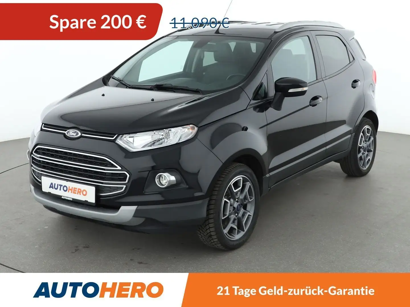 Ford EcoSport 1.0 EcoBoost Titanium*PDC*SHZ*KLIMA*TEMPO* Schwarz - 1
