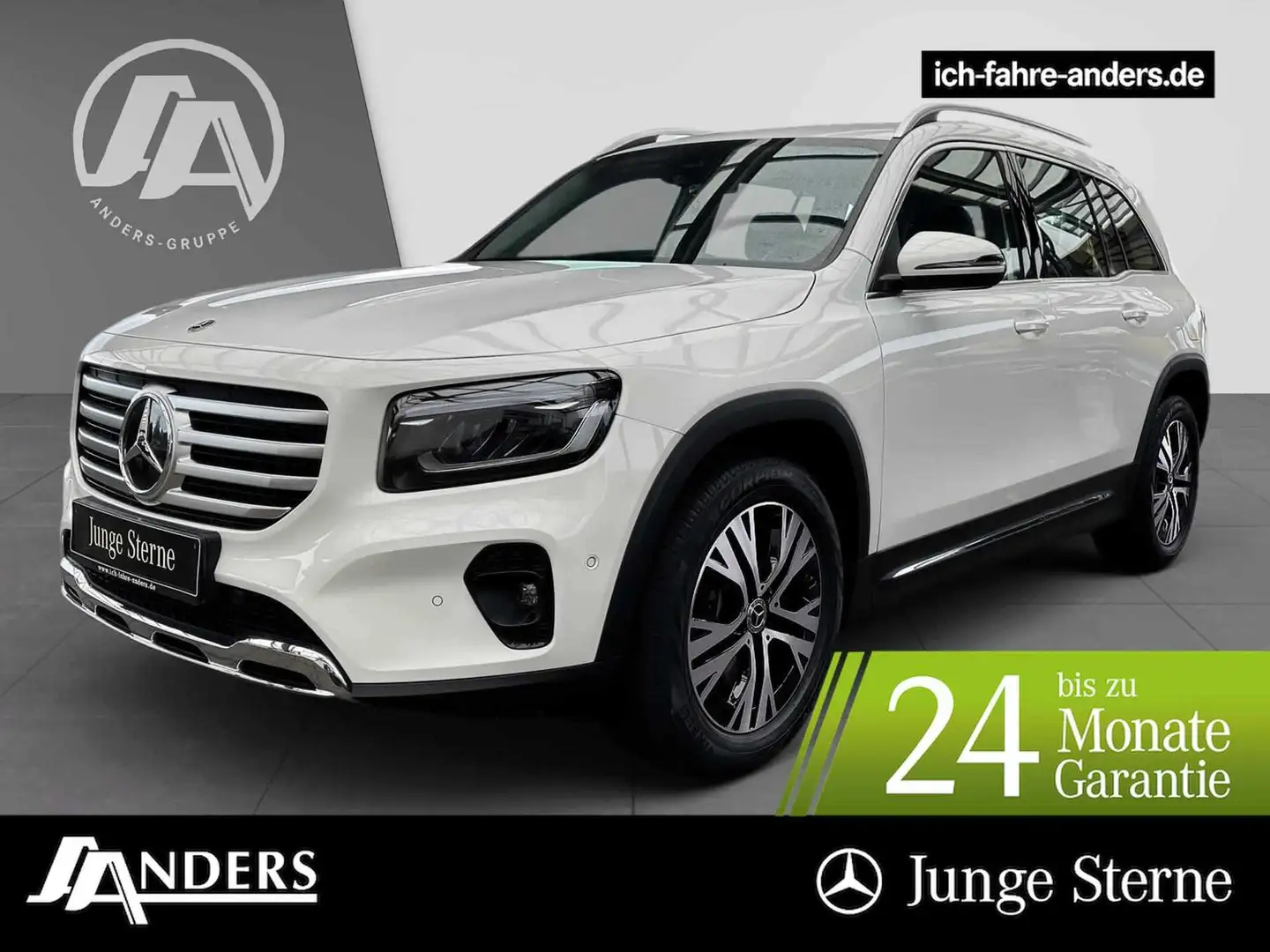 Mercedes-Benz GLB 220 4M Progressive+MBUX+Distr+LED+Kam+EASY-P Weiß - 1