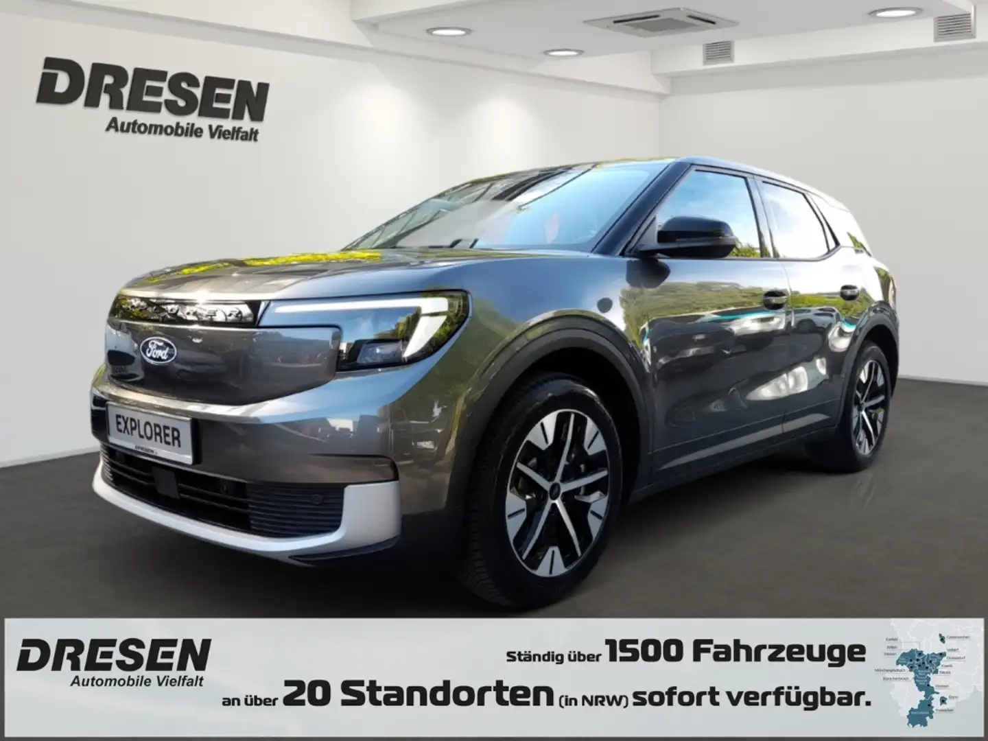 Ford Explorer RWD ER 77kWh HUD AHK-el. klappb. Navi Digitales Co Grau - 1