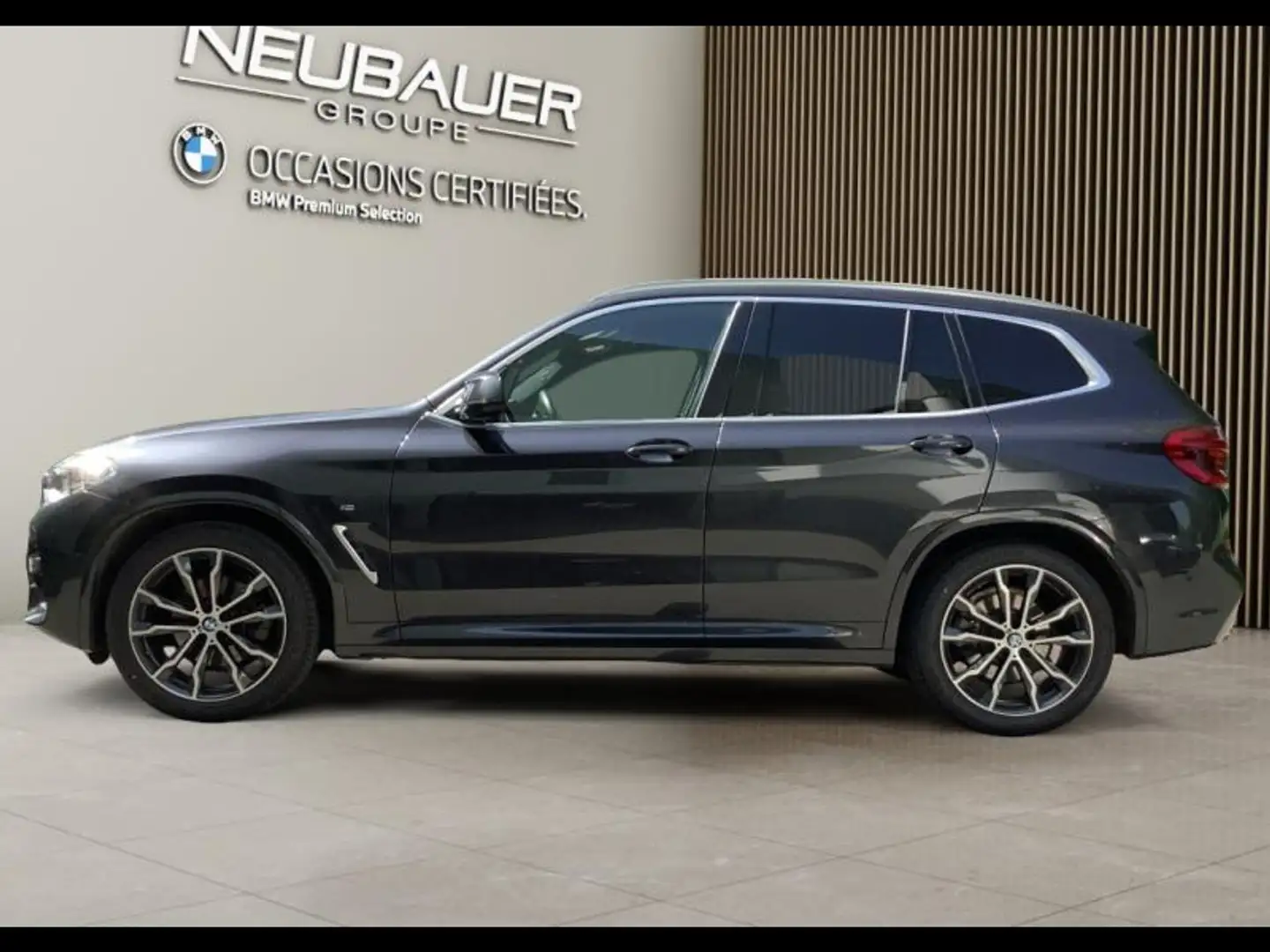 BMW X3 xDrive20dA 190ch  M Sport Gris - 2