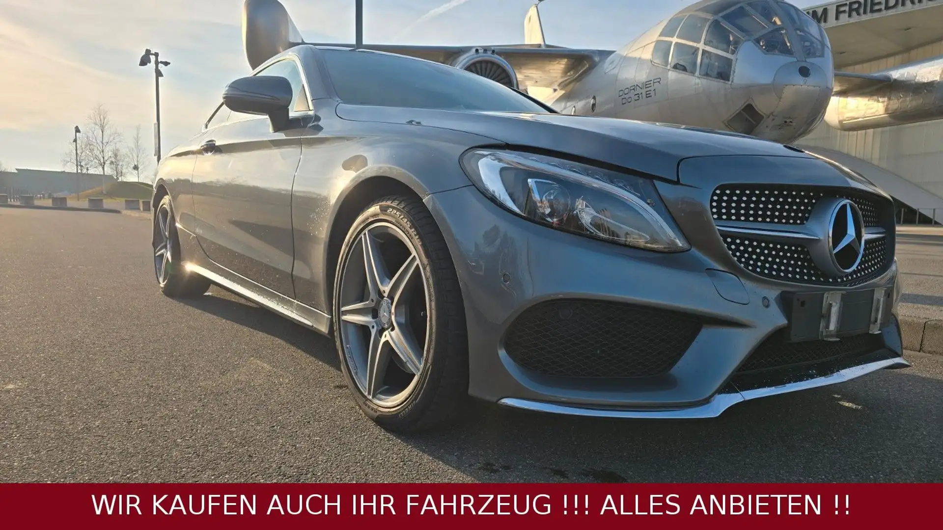 Mercedes-Benz C 200 C -Klasse Coupe AMG HAMMER OPTK Gris - 1