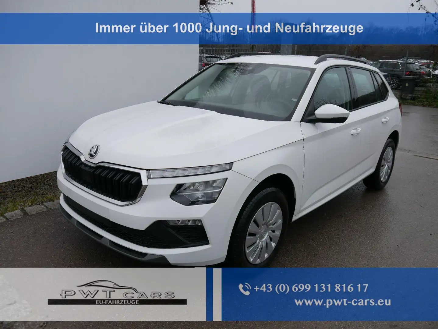 Skoda Kamiq Selection 1.0 TSI*PDC-HI*LED*SHZ*NAVI-ÜBER-SMAR... Weiß - 1