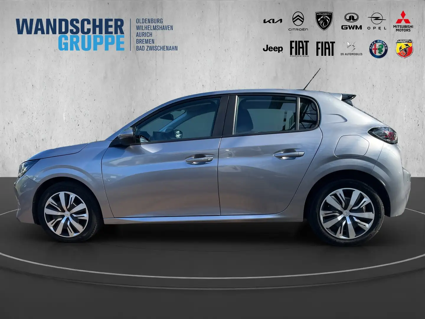Peugeot 208 Active PT 100 Carplay+SHZ+RFK+PDC+LED Gris - 2