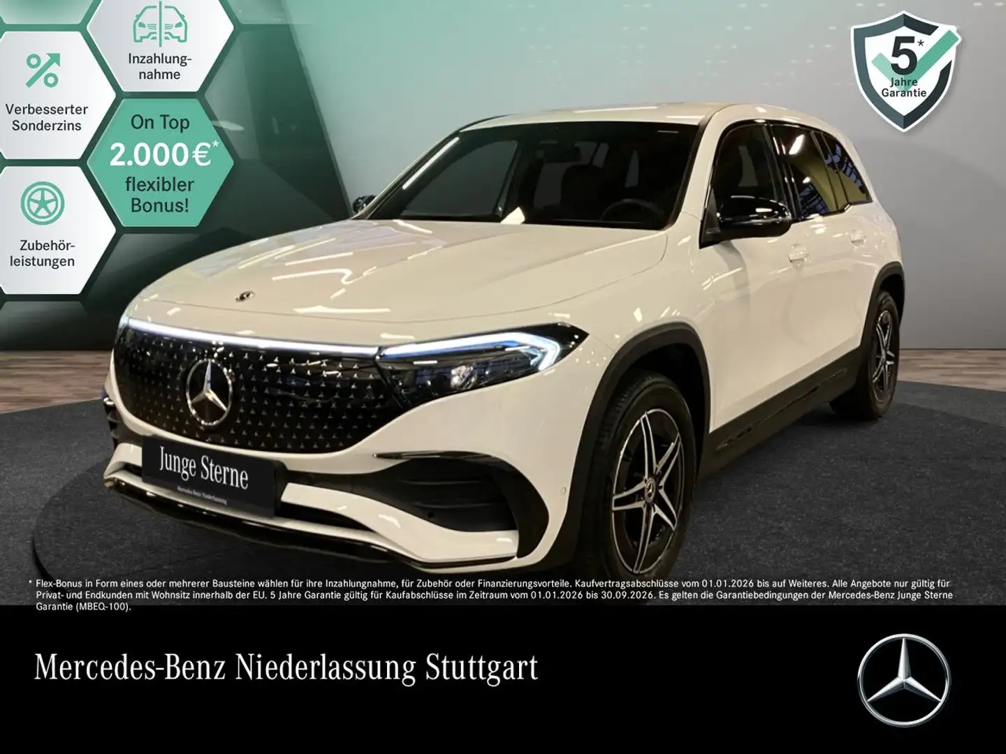 Mercedes-Benz EQB 250 AMG+NIGHT+ADVANCED+KAMERA+SPUR Blanc - 1